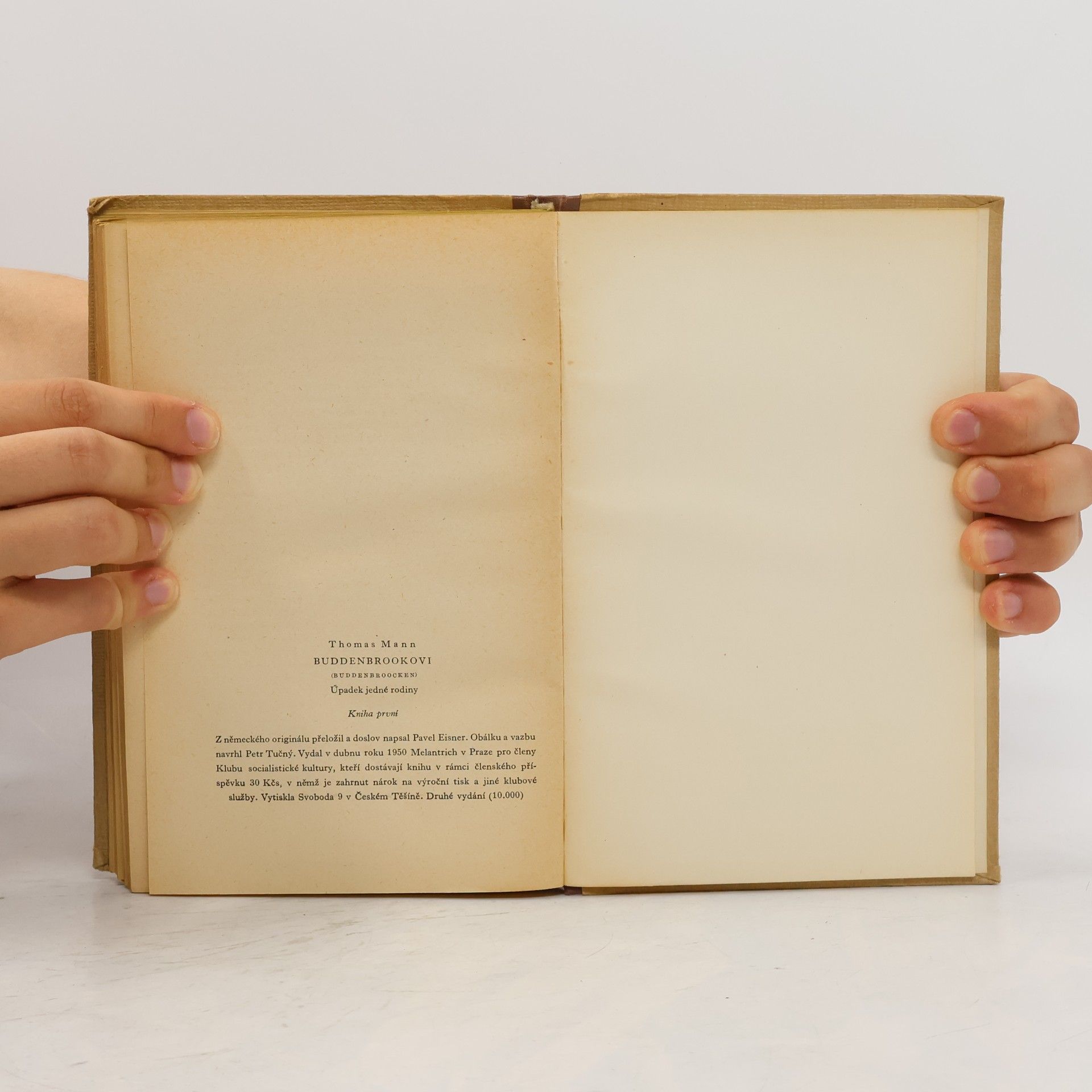 Thomas Mann Buddenbrookovi 1