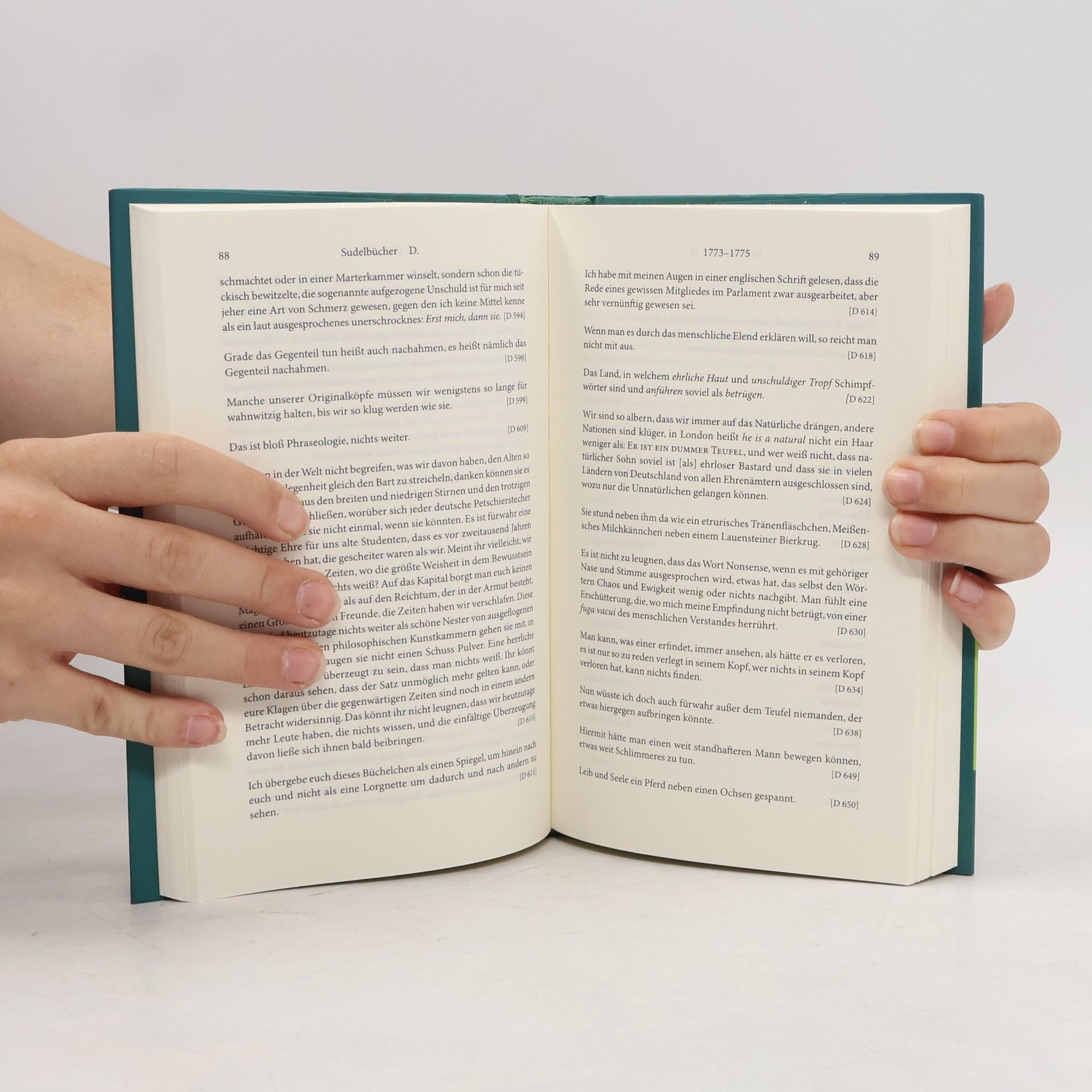 Georg Christoph Lichtenberg Sudelbücher