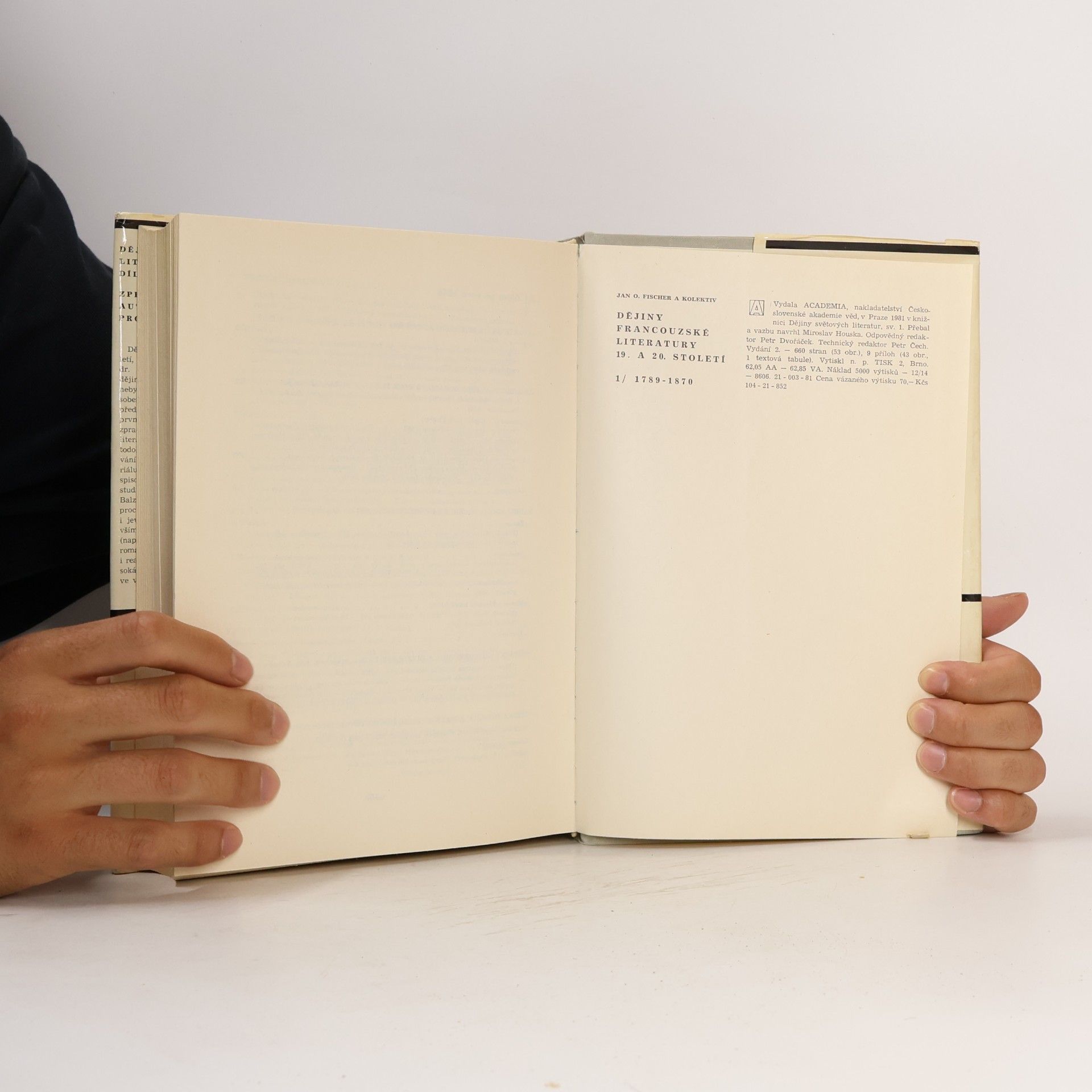 Kolektiv autorů Dějiny francouzské literatury 19. a 20. stol. 1