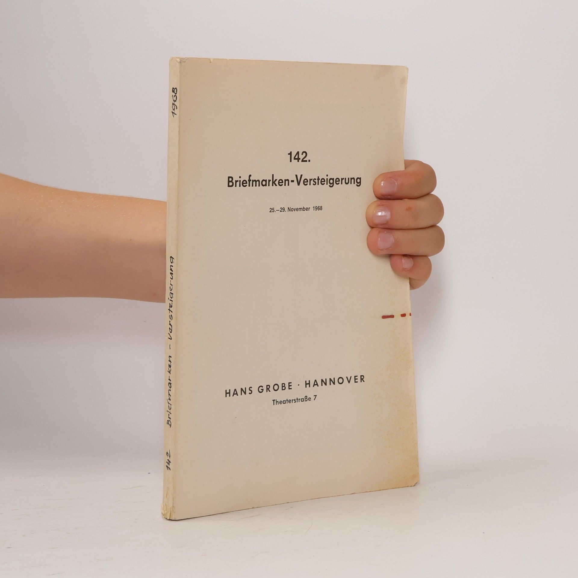 Autorenkollektiv 142. Briefmarken-Versteigerung