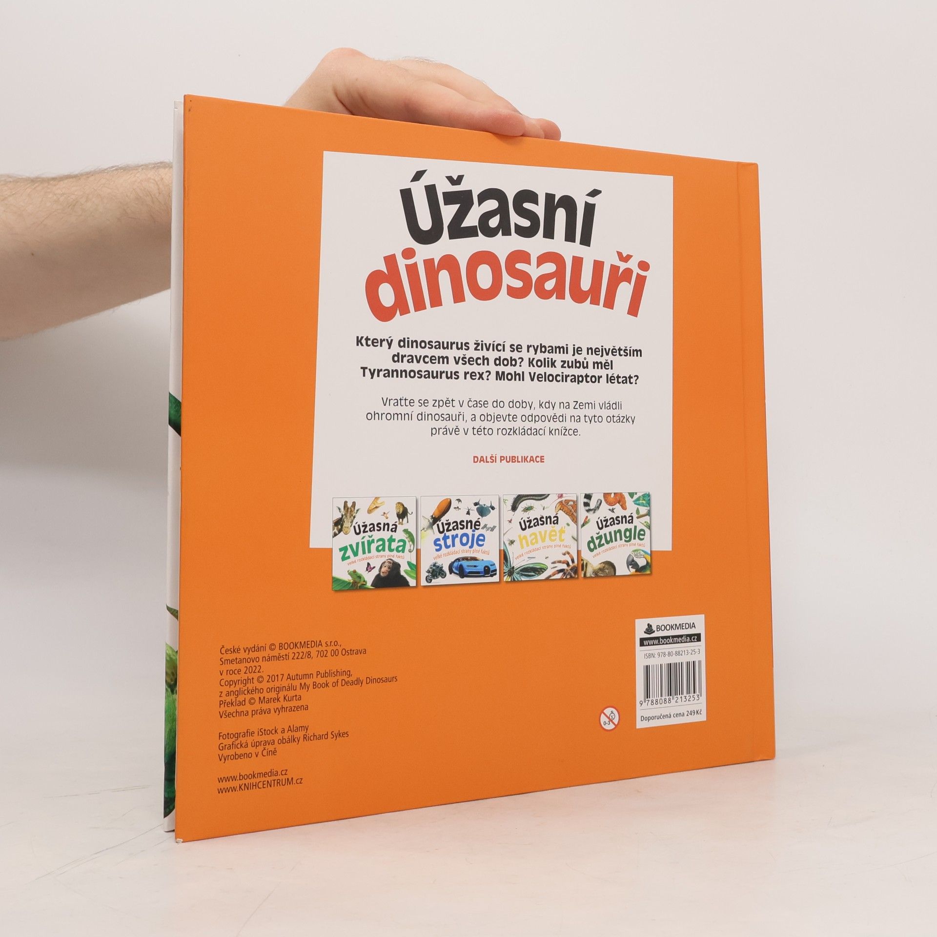 Marek Kurta Úžasní dinosauři : velké rozkládací strany plné faktů