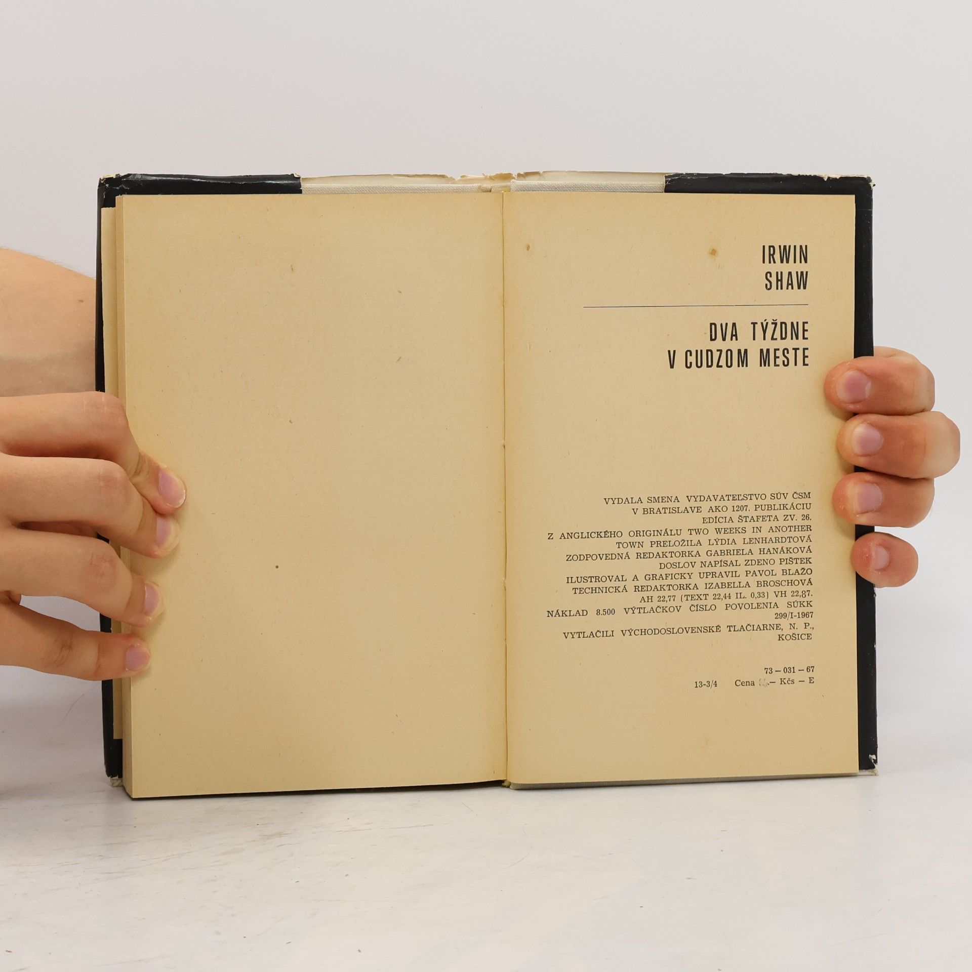 Irwin Shaw Dva týžne v cudzom meste