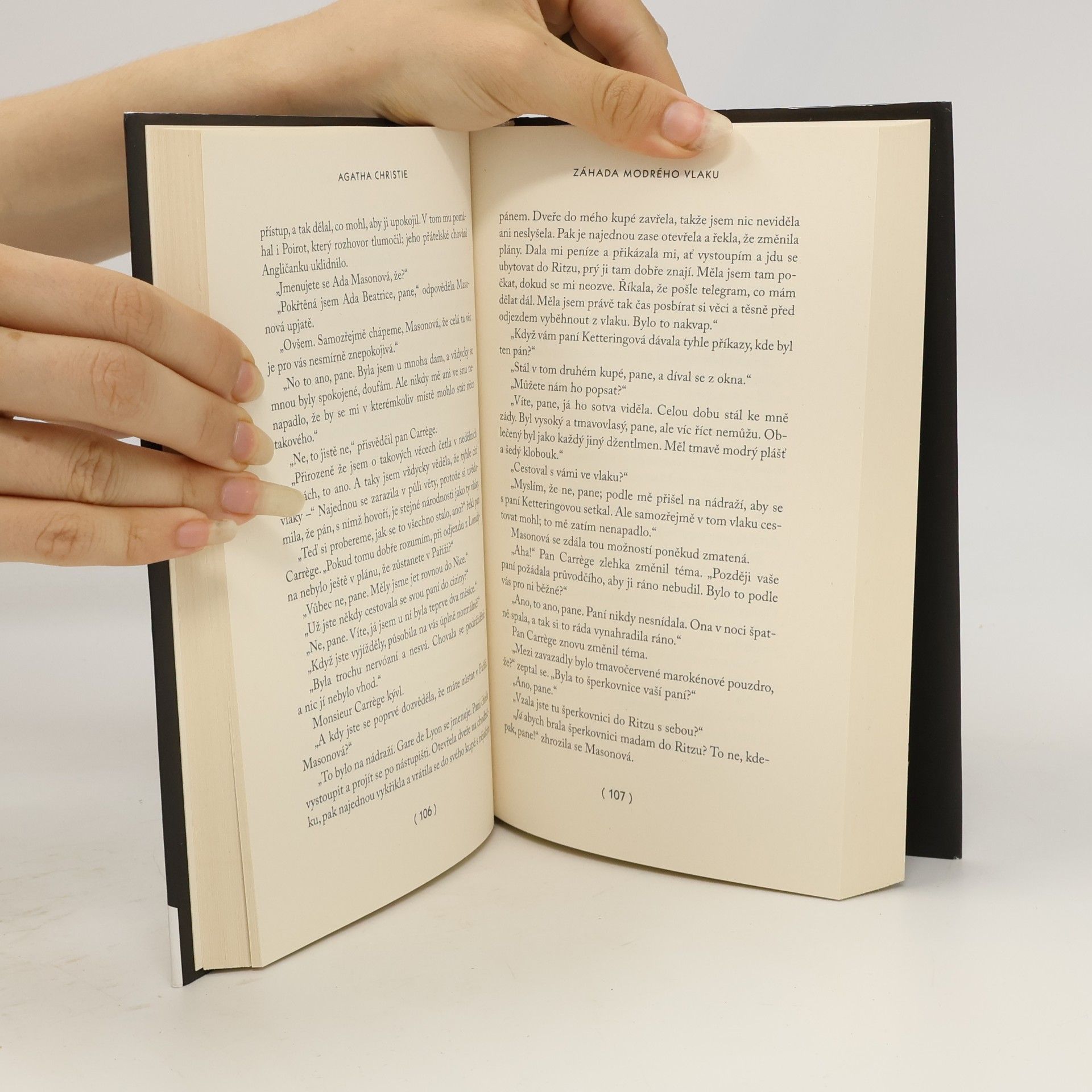 Agatha Christie Záhada Modrého vlaku