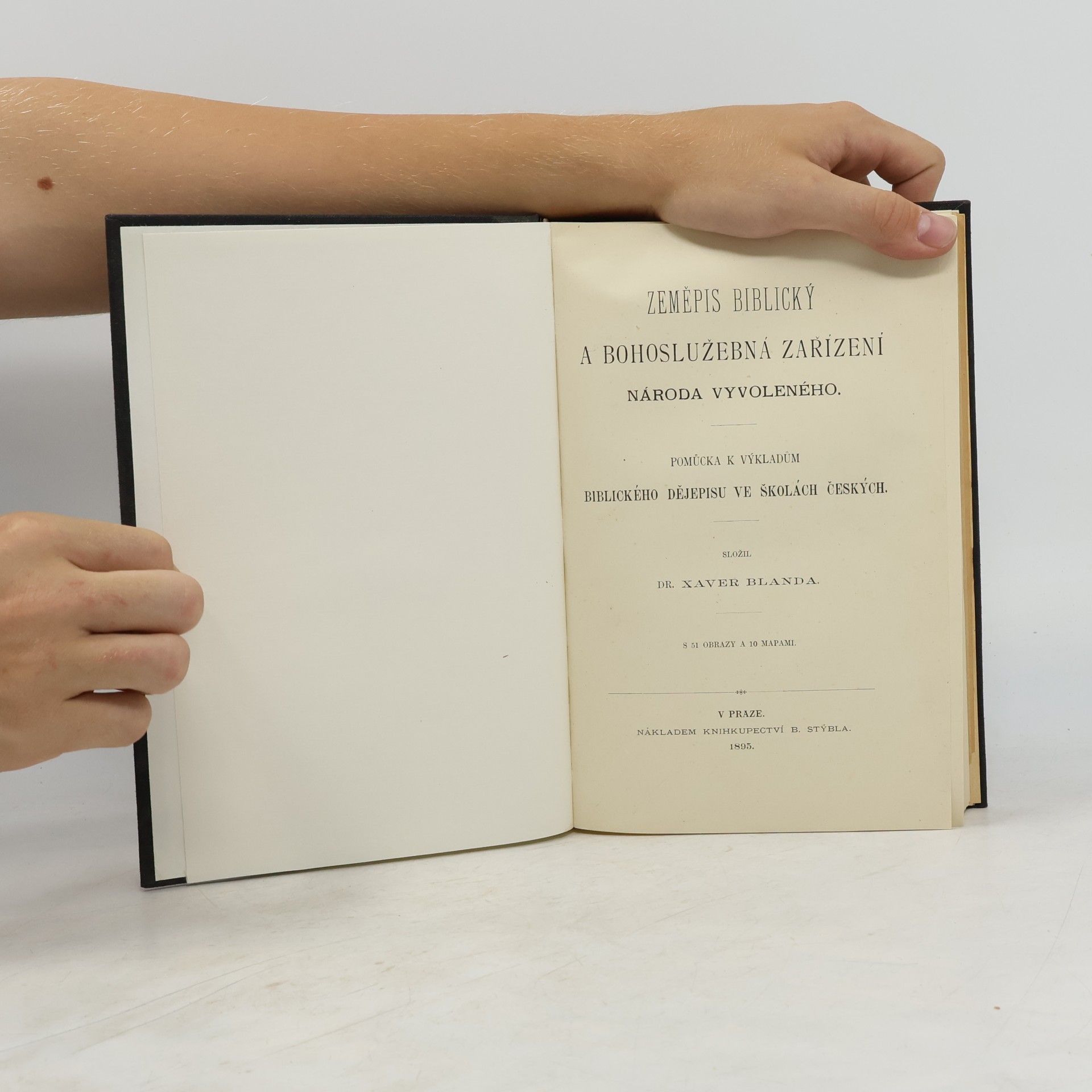 Xaver Blanda Zeměpis biblický a bohoslužebná zařízení národa