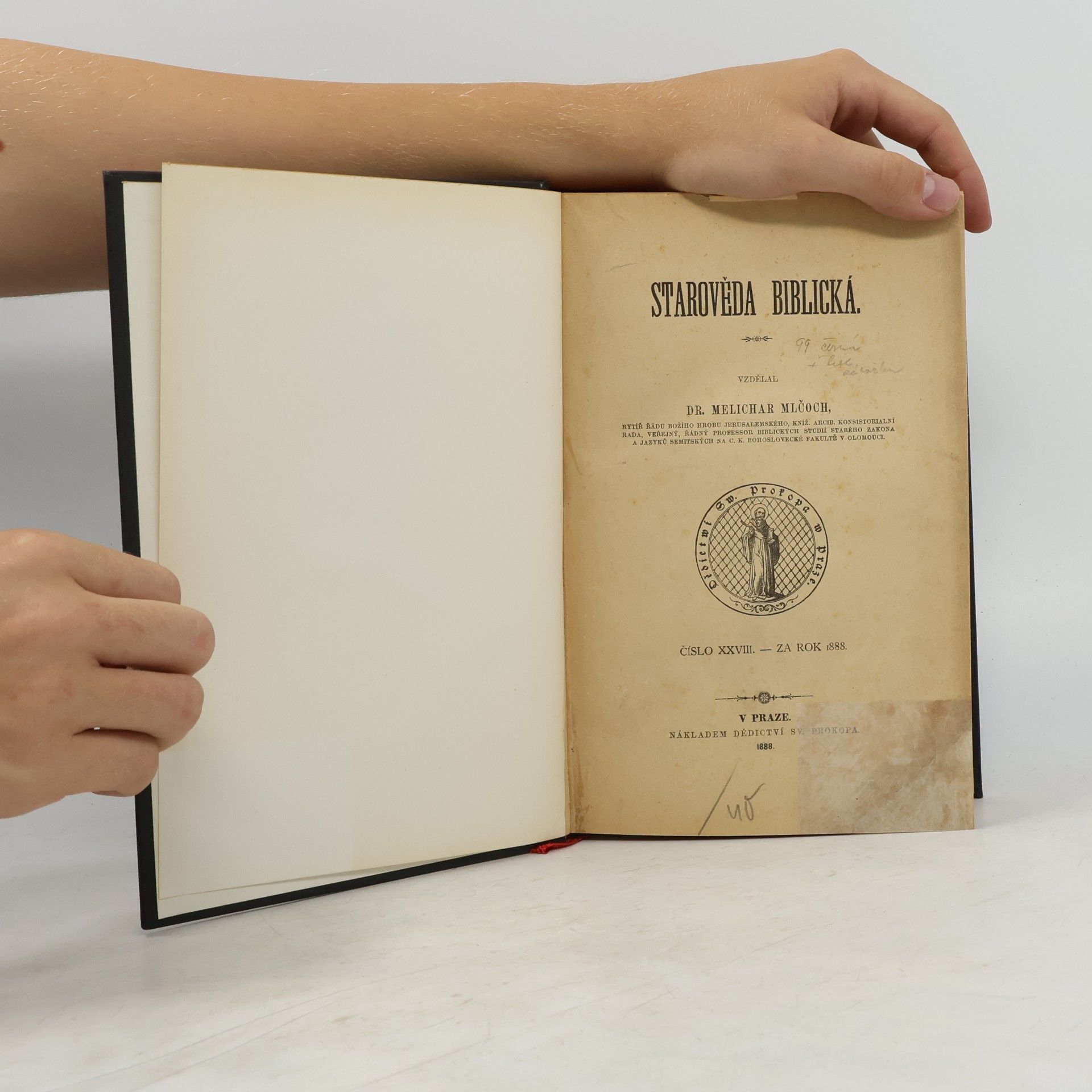 Melichar Mlčoch Starověda biblická