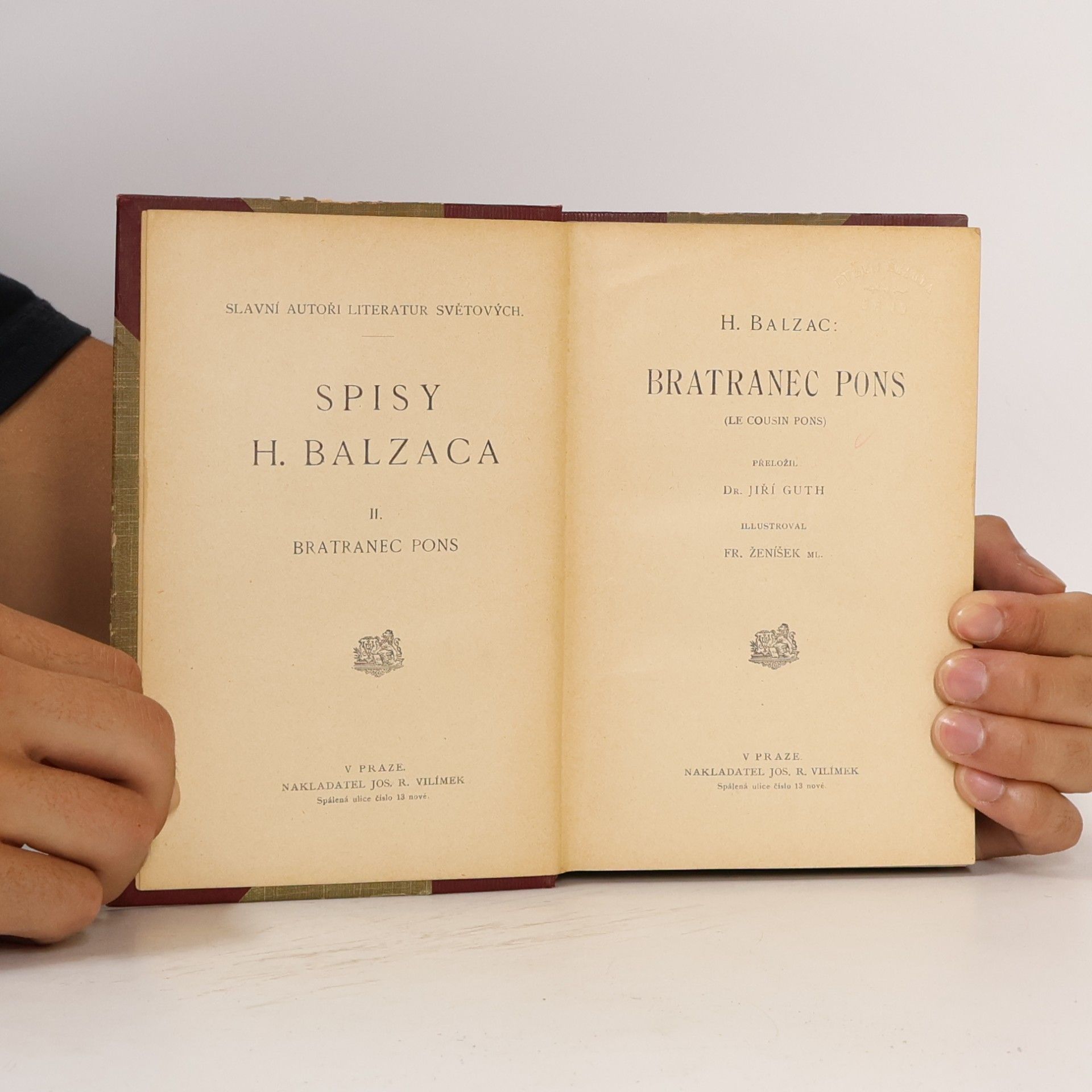 Honoré de Balzac Bratranec Pons