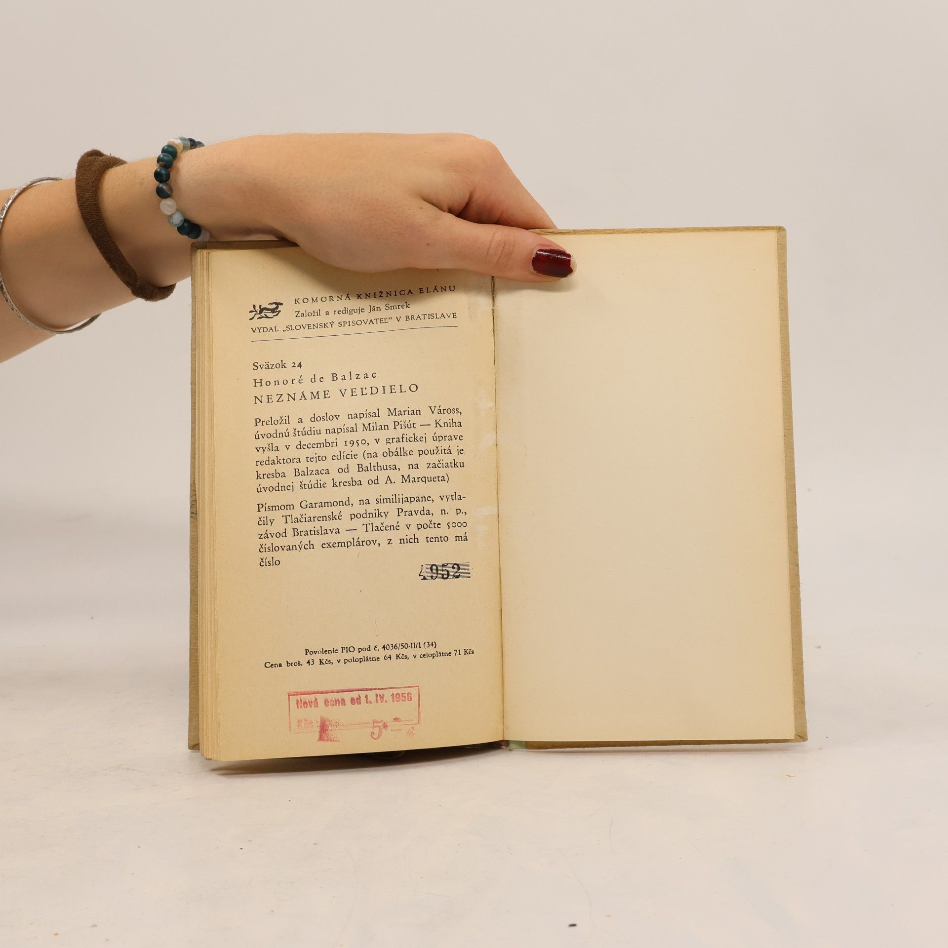 Honoré de Balzac Neznáme veľdielo