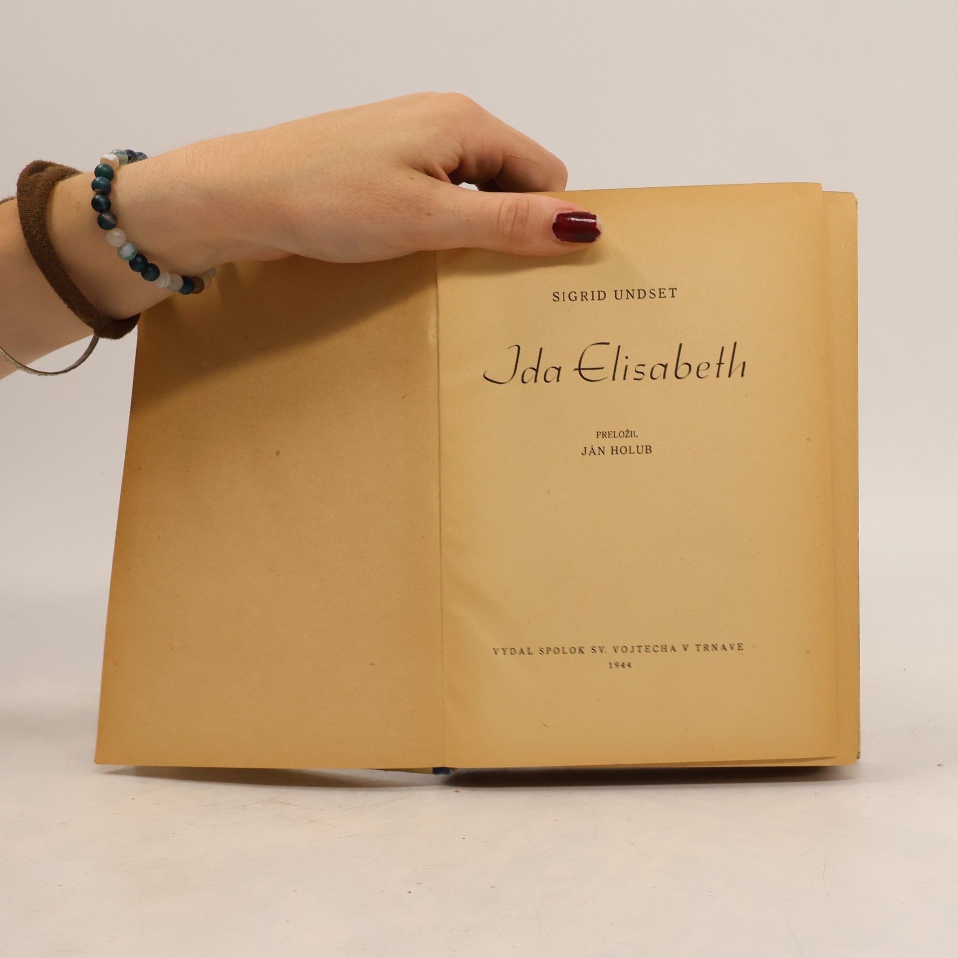 Sigrid Undsetová Ida Elisabeth