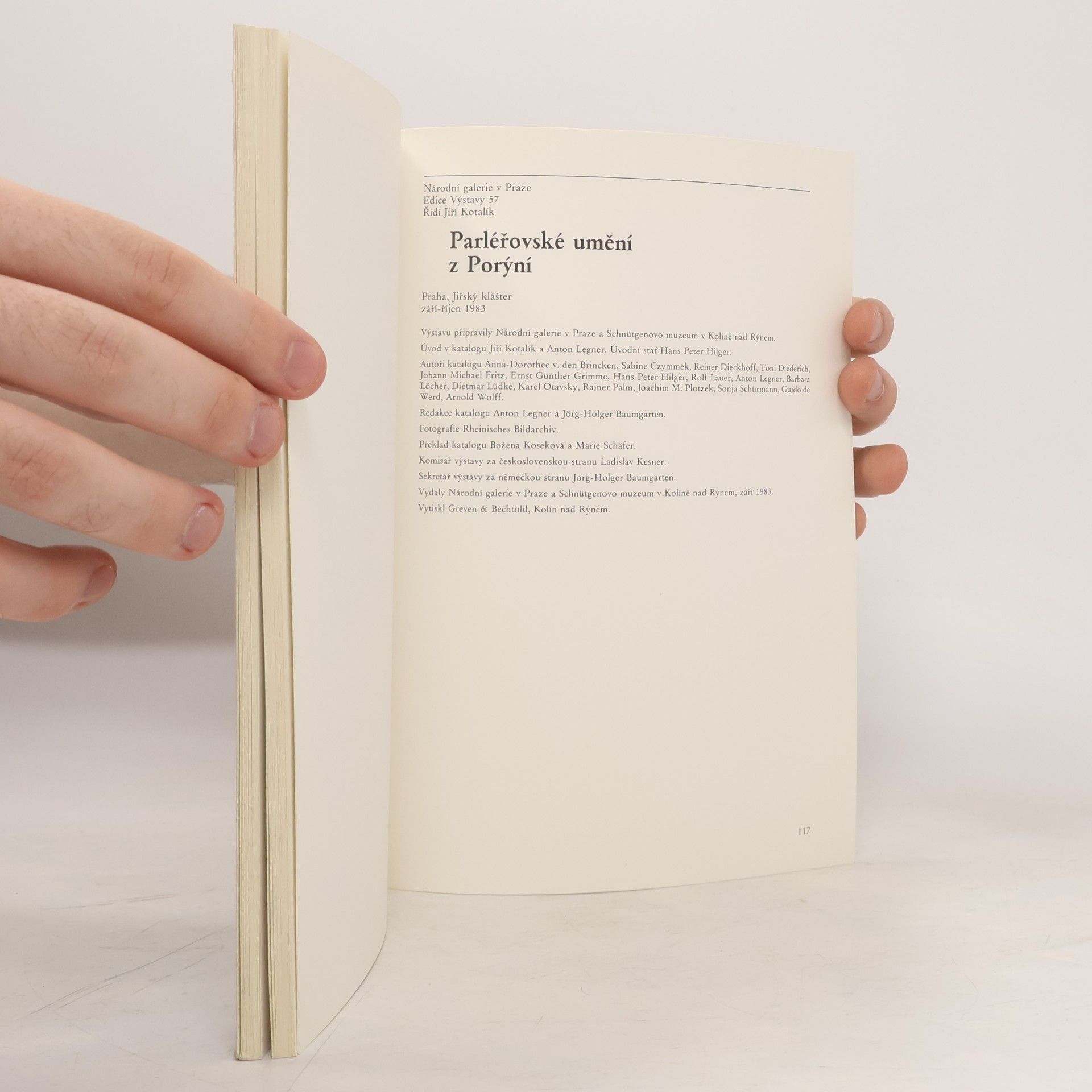 Autorenkollektiv Parléřovské umění z Porýní. Katalog výstavy