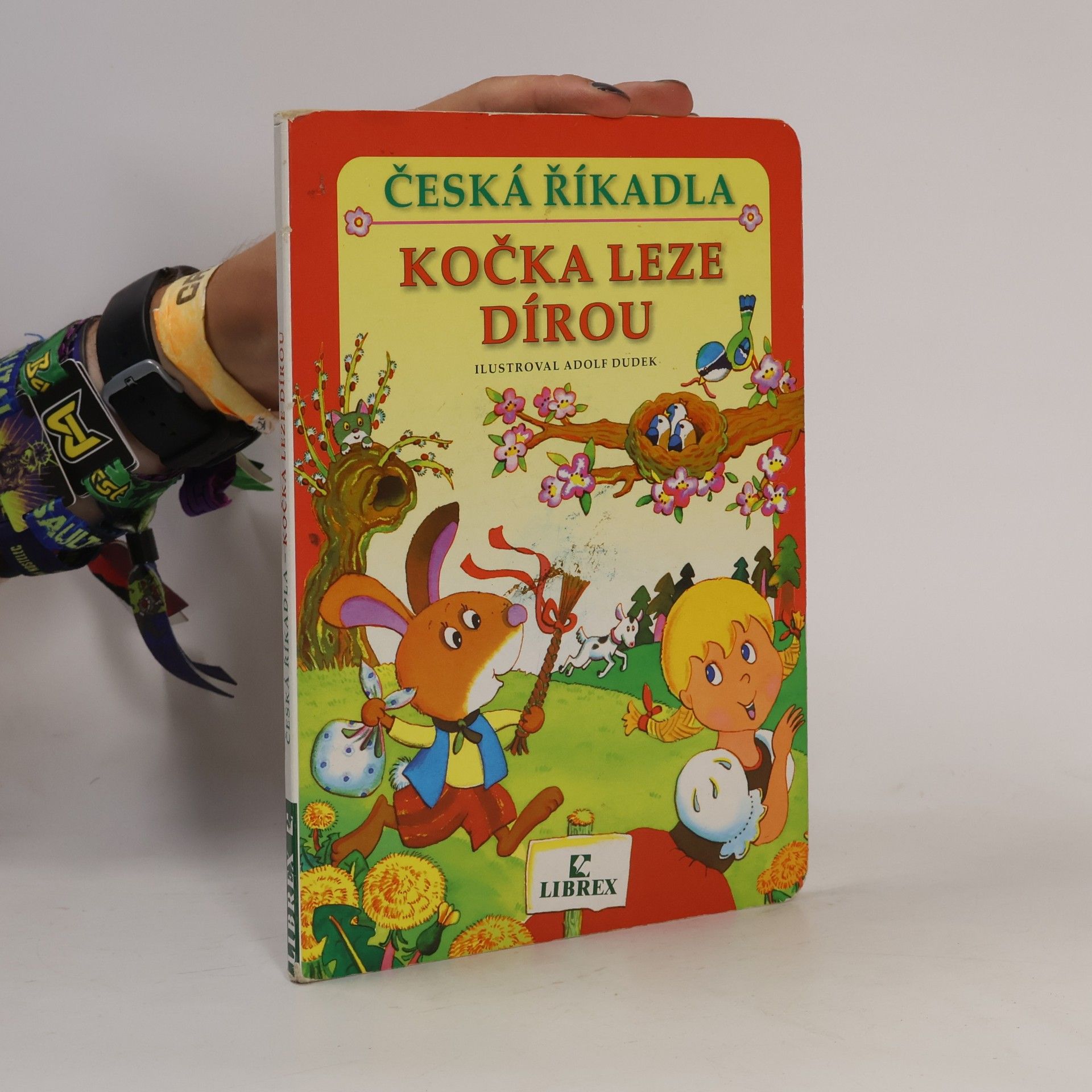 Adolf Dudek Kočka leze dírou : česká říkadla