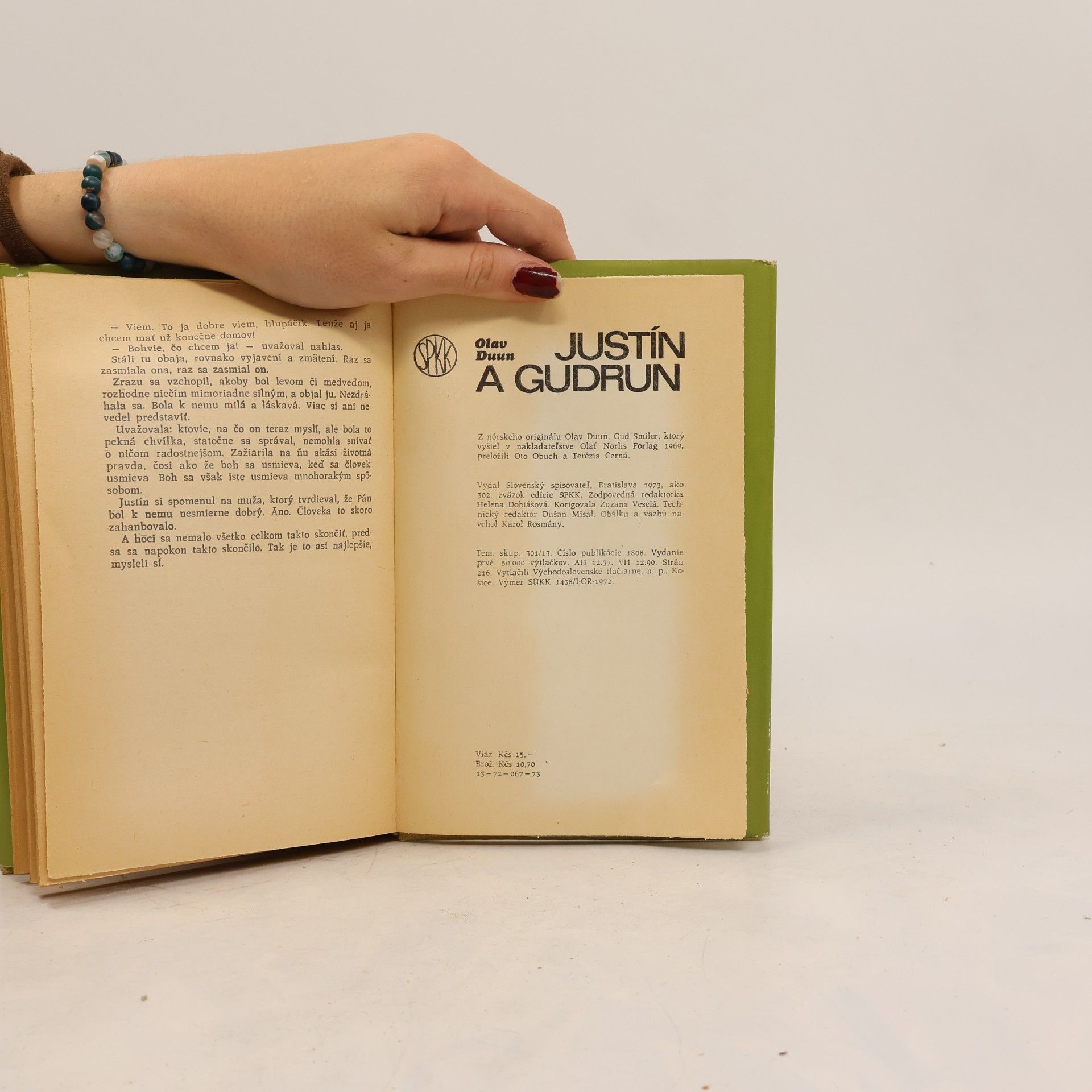 Olav Duun Justín a Gudrun