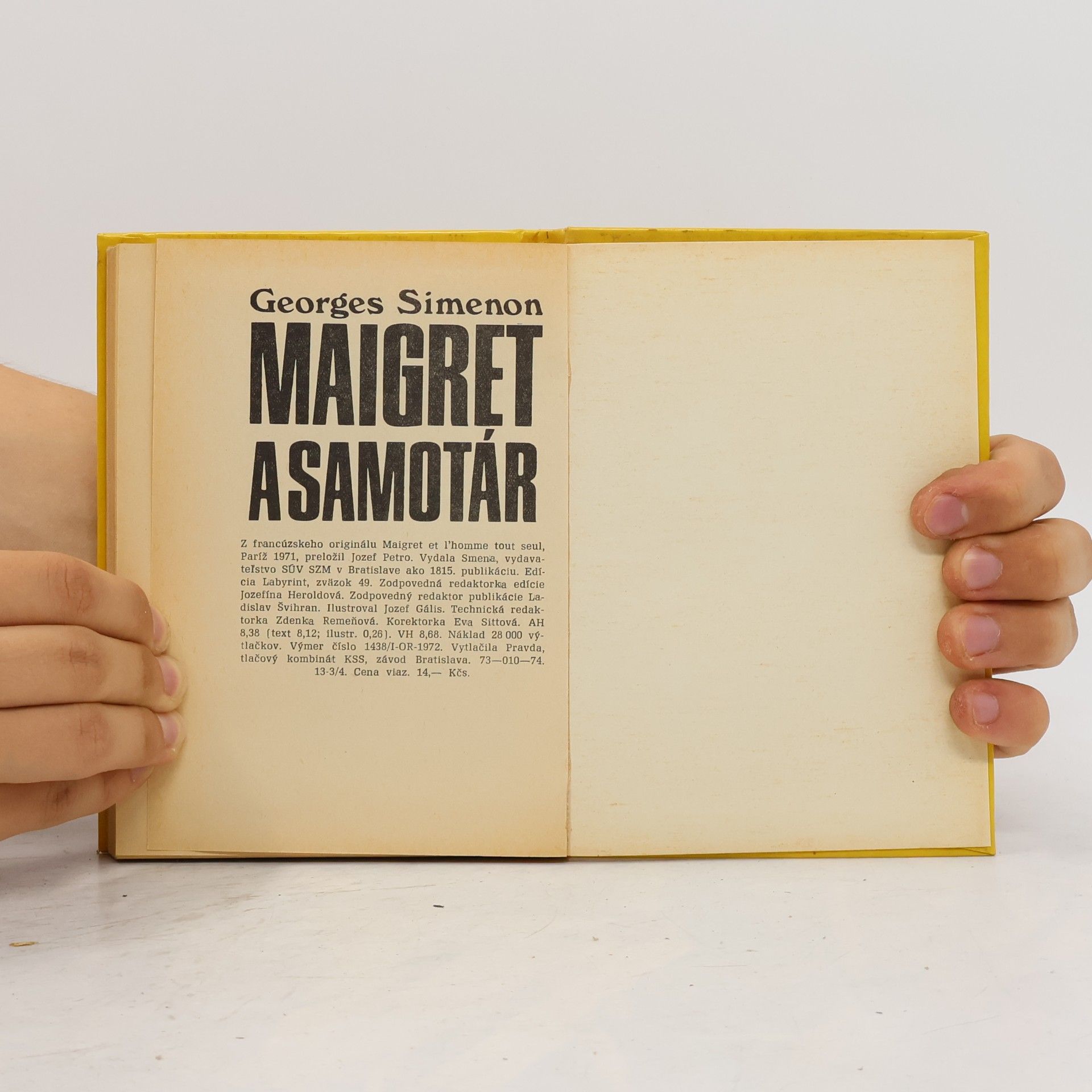 Georges Simenon Maigret a samotár