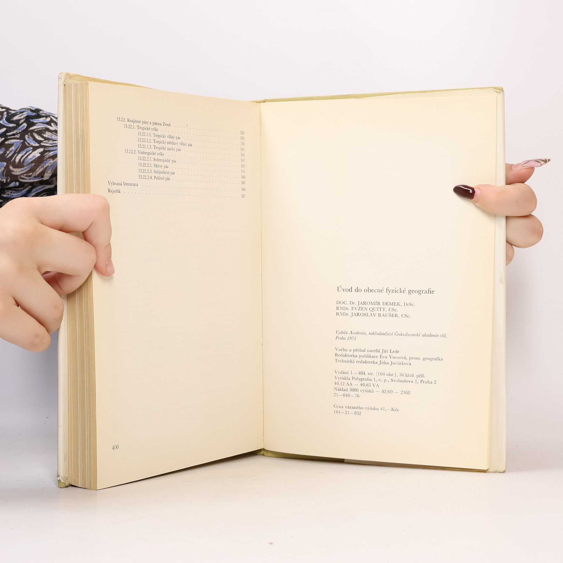 Jaromír Demek Úvod do obecné fyzické geografie
