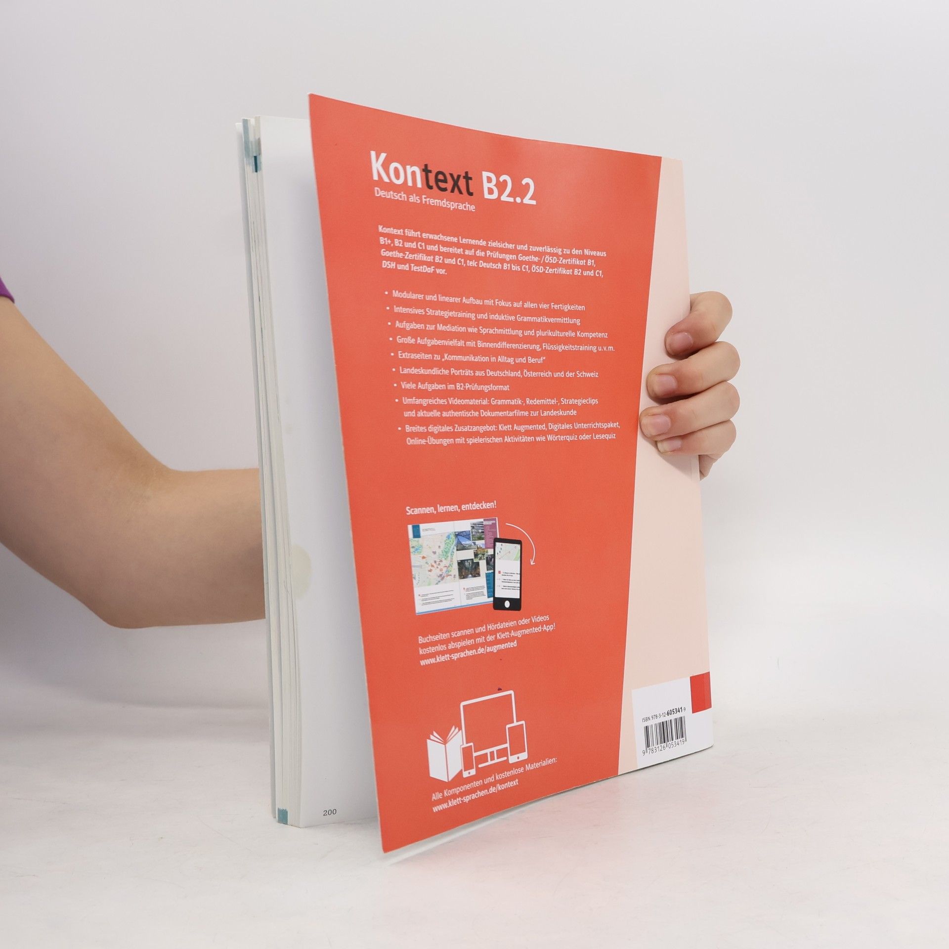 Stefanie Dengler Kontext B2.2. Kurs- und Übungsbuch mit Audios/Videos