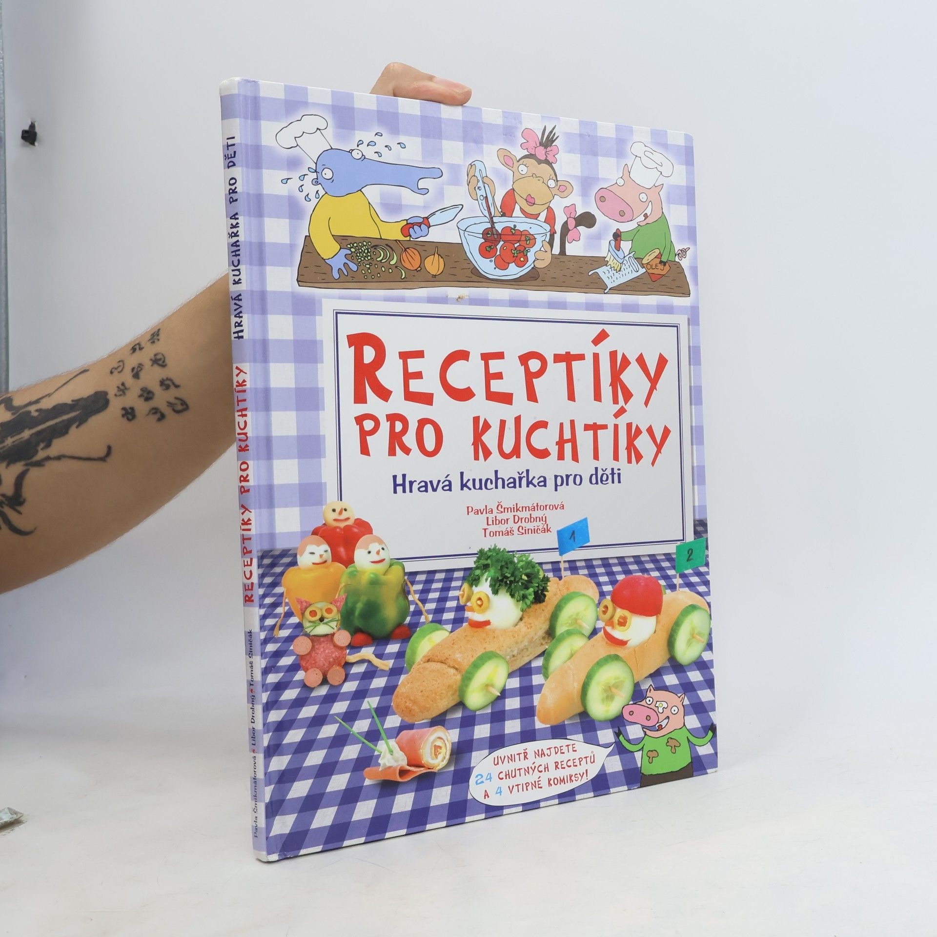 Libor Drobný Receptíky pro kuchtíky: hravá kuchařka pro děti