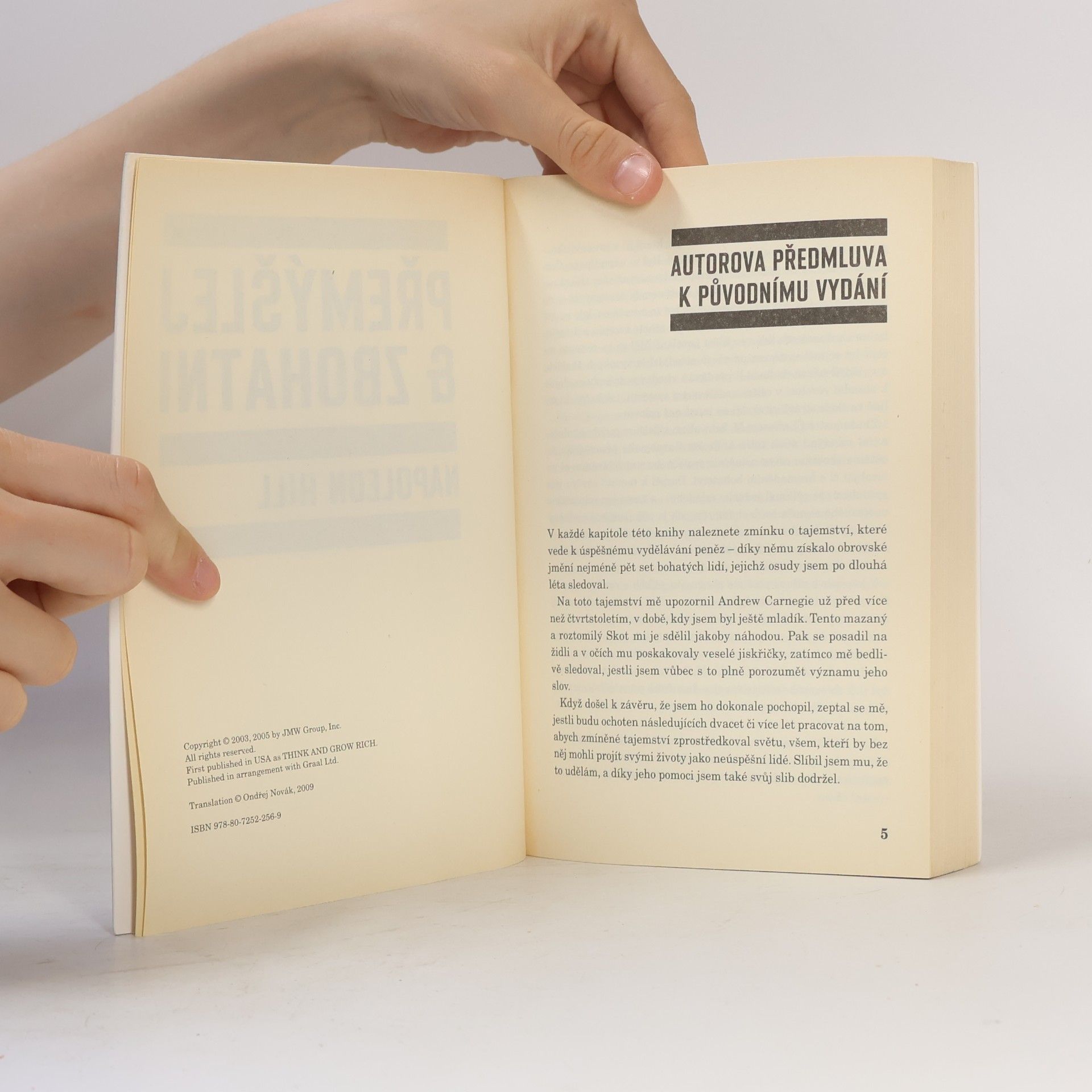 Napoleon Hill Přemýšlej a zbohatni