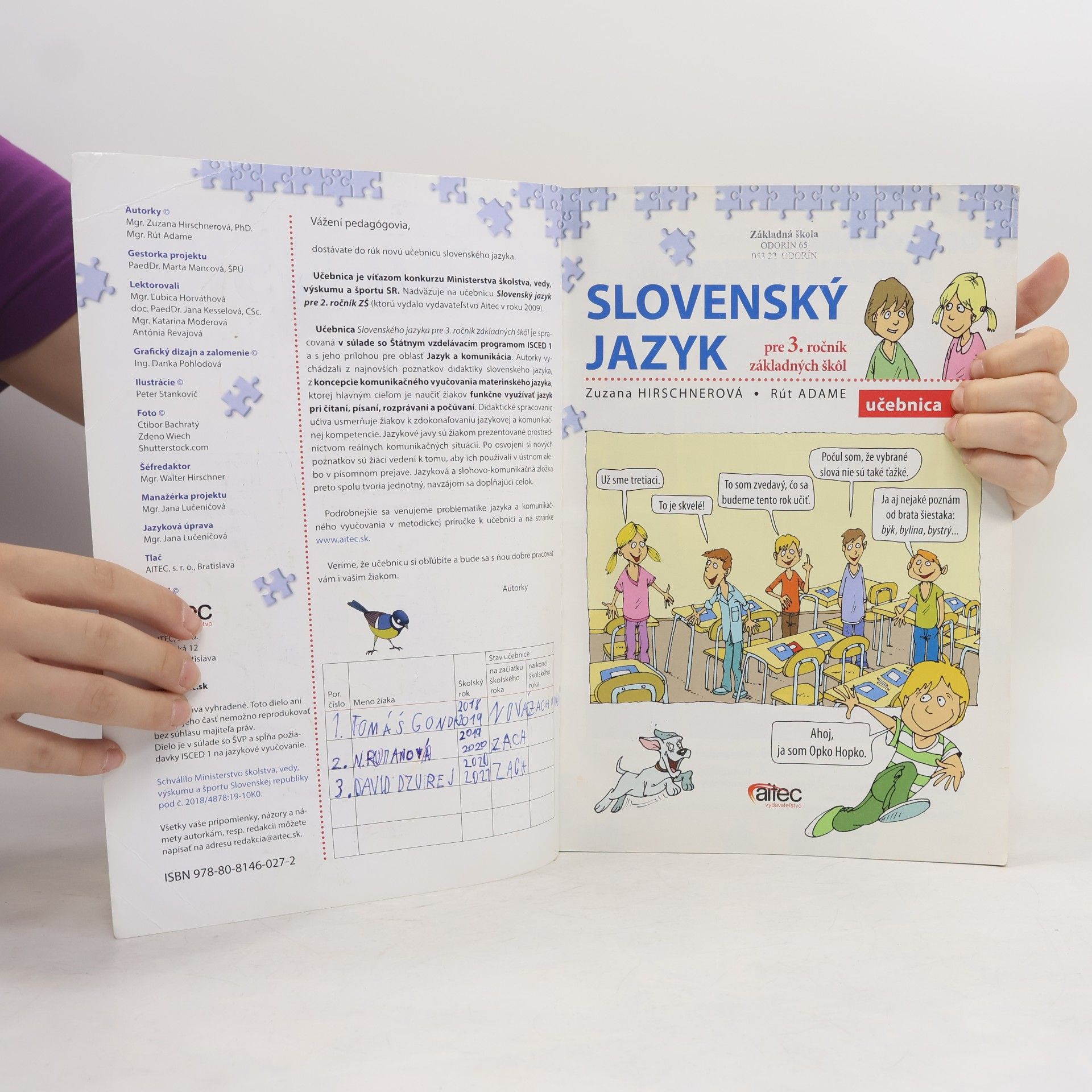 Kolektiv autorů Slovenský jazyk pre 3. ročník základných škôl
