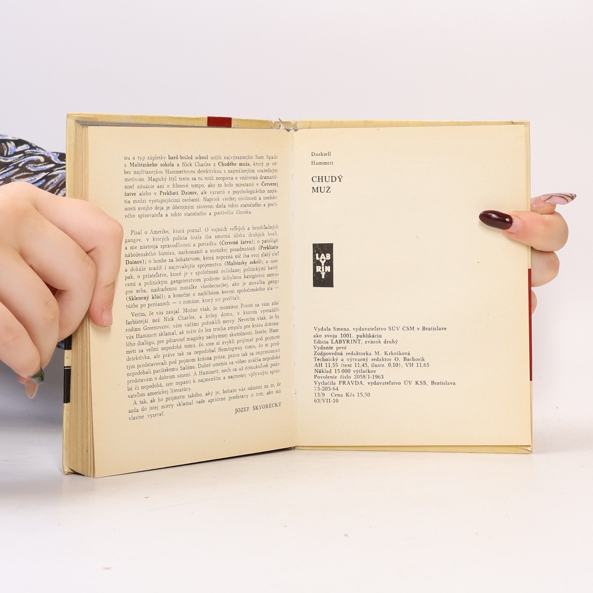 Dashiell Hammett Chudý muž