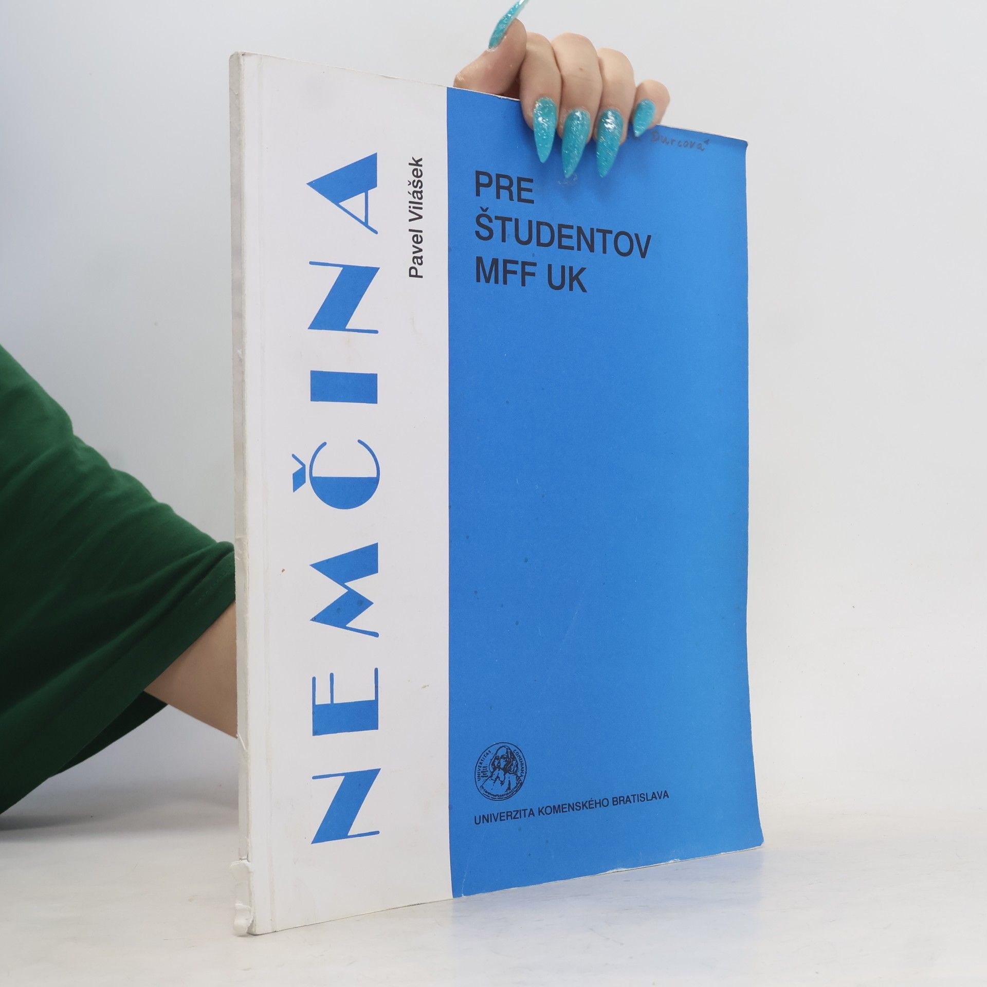Pavel Vilášek Nemčina pre študentov MFF UK