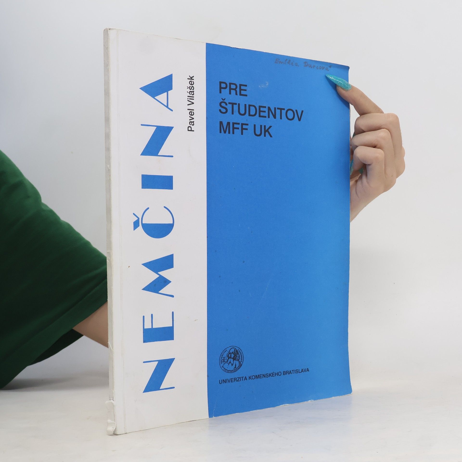 Pavel Vilášek Nemčina pre študentov MFF UK