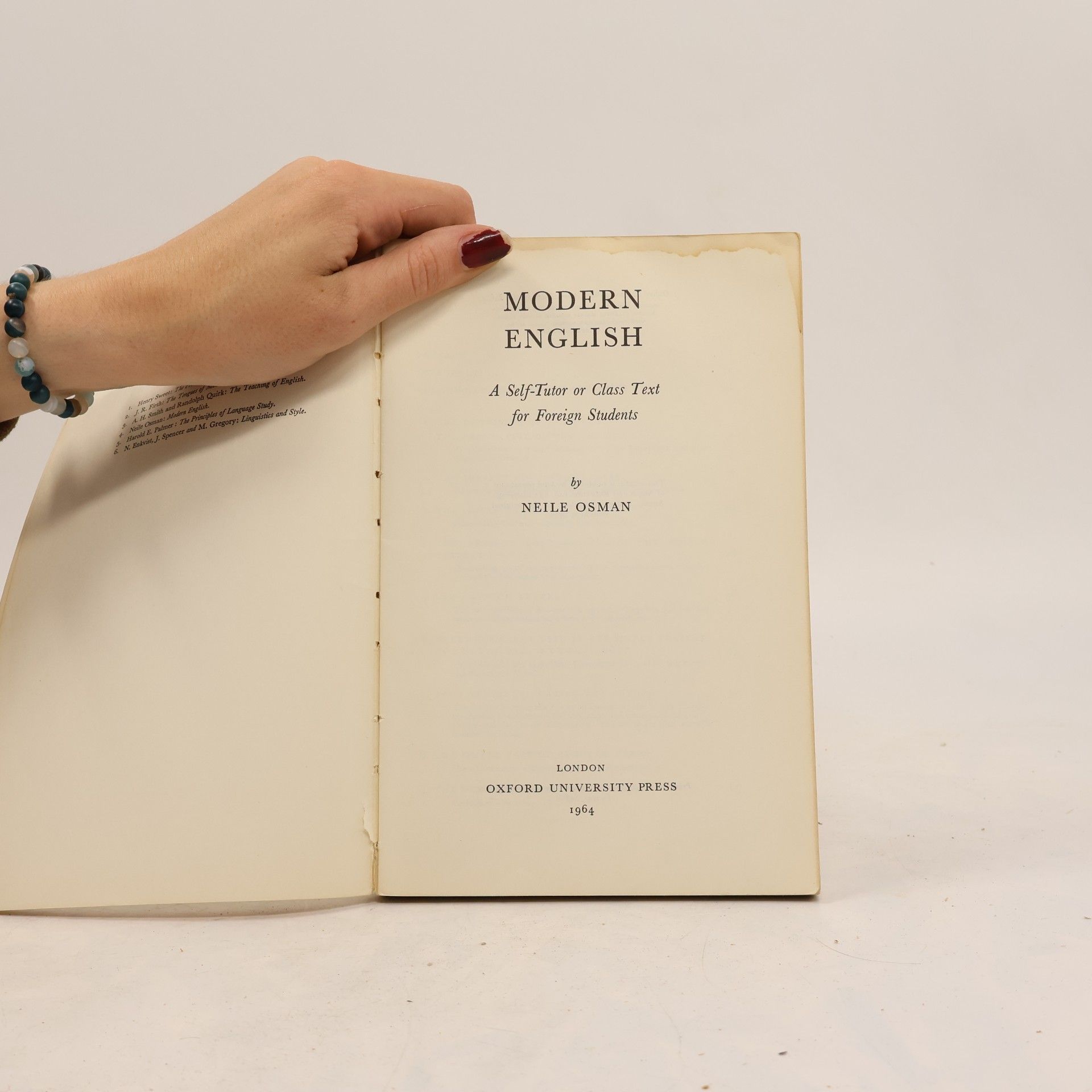 Neile Osman Modern English