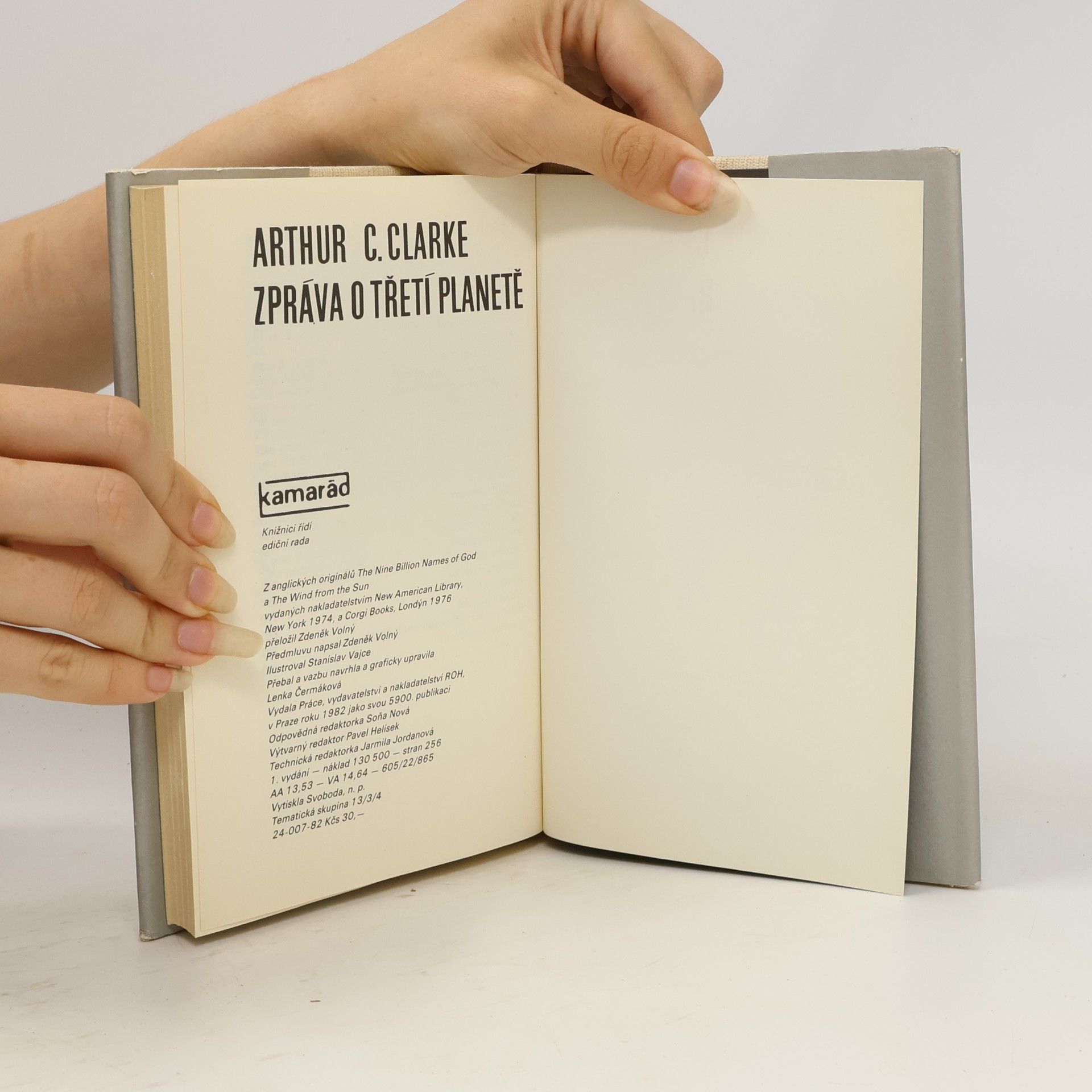 Arthur C. Clarke Zpráva o třetí planetě