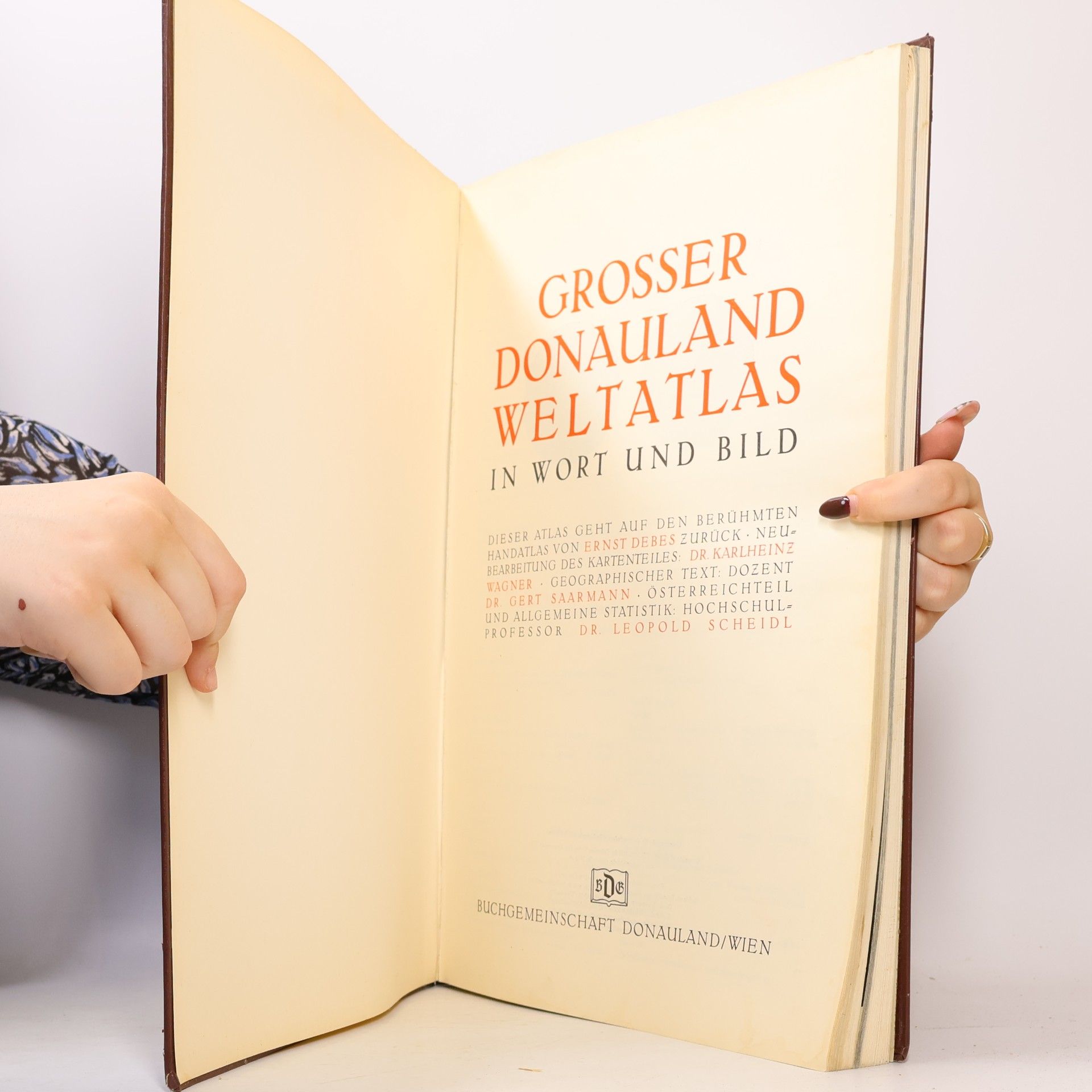 Autorenkollektiv Grosser Donauland Weltatlas