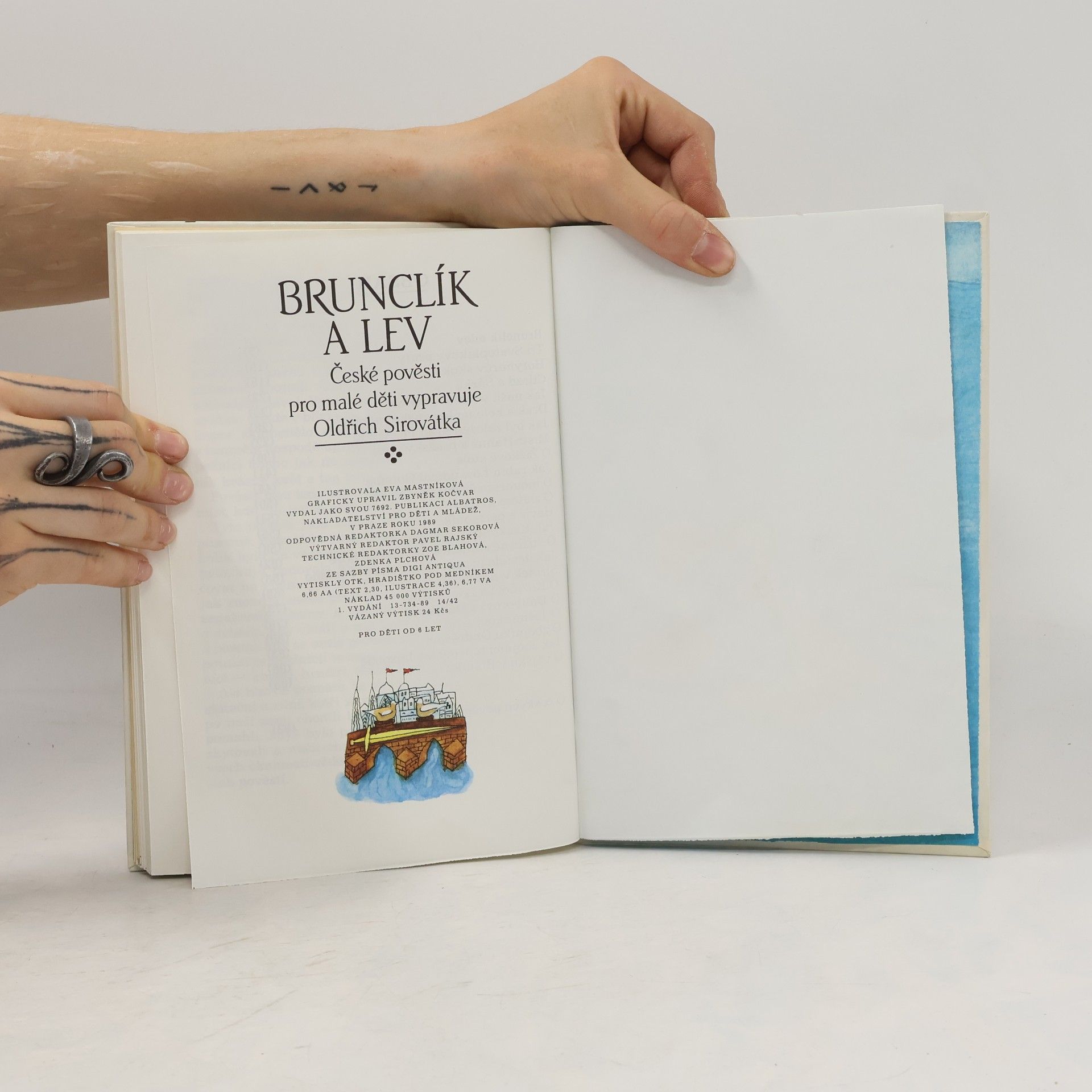 Oldřich Sirovátka Brunclík a lev