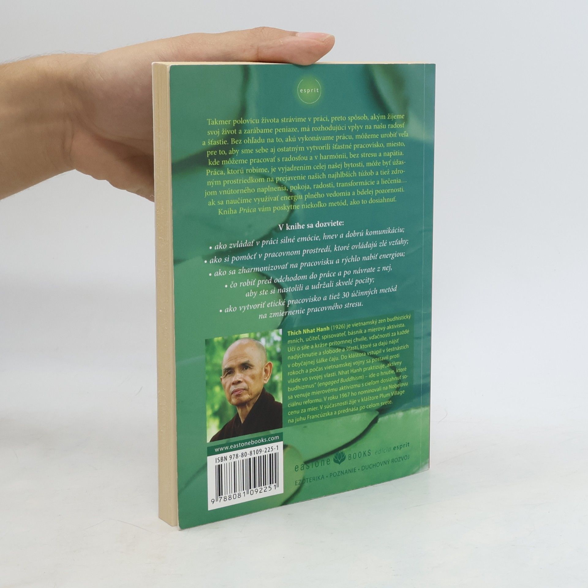 Thich Nhat Hanh Práca - Ako nájsť radosť a zmysel v každom momente