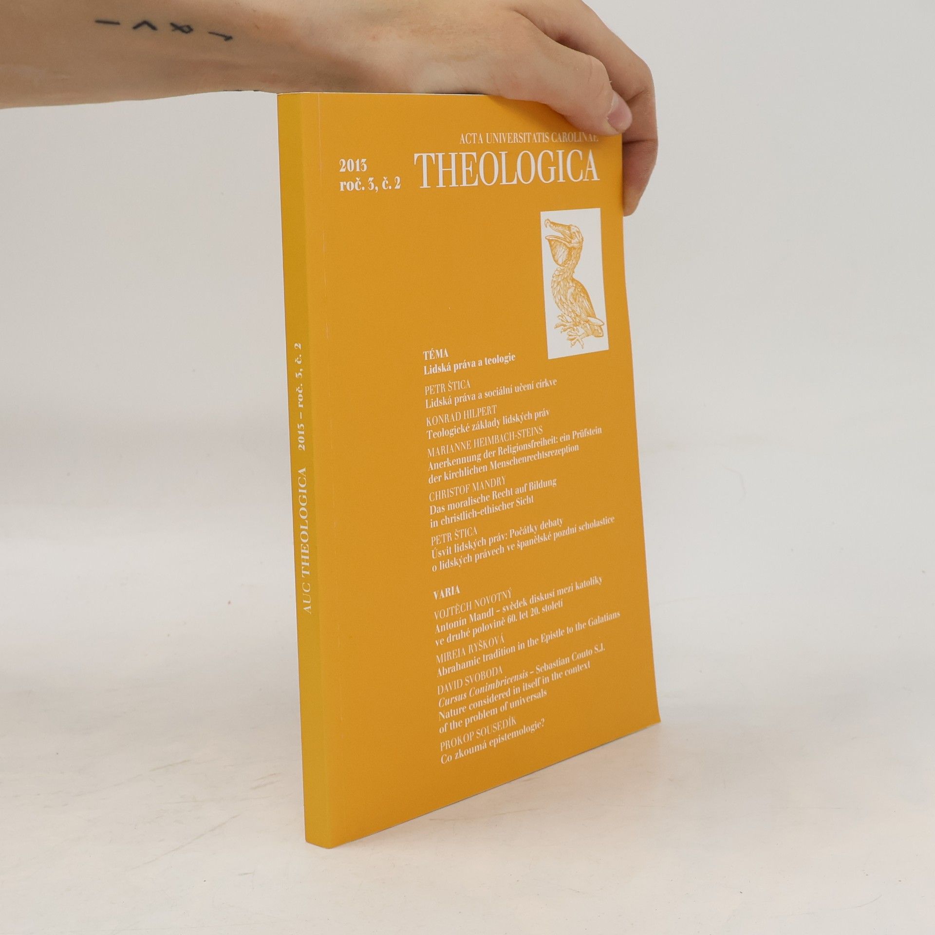 Kolektiv autorů Theologica 2015 - roč. 3, č. 2