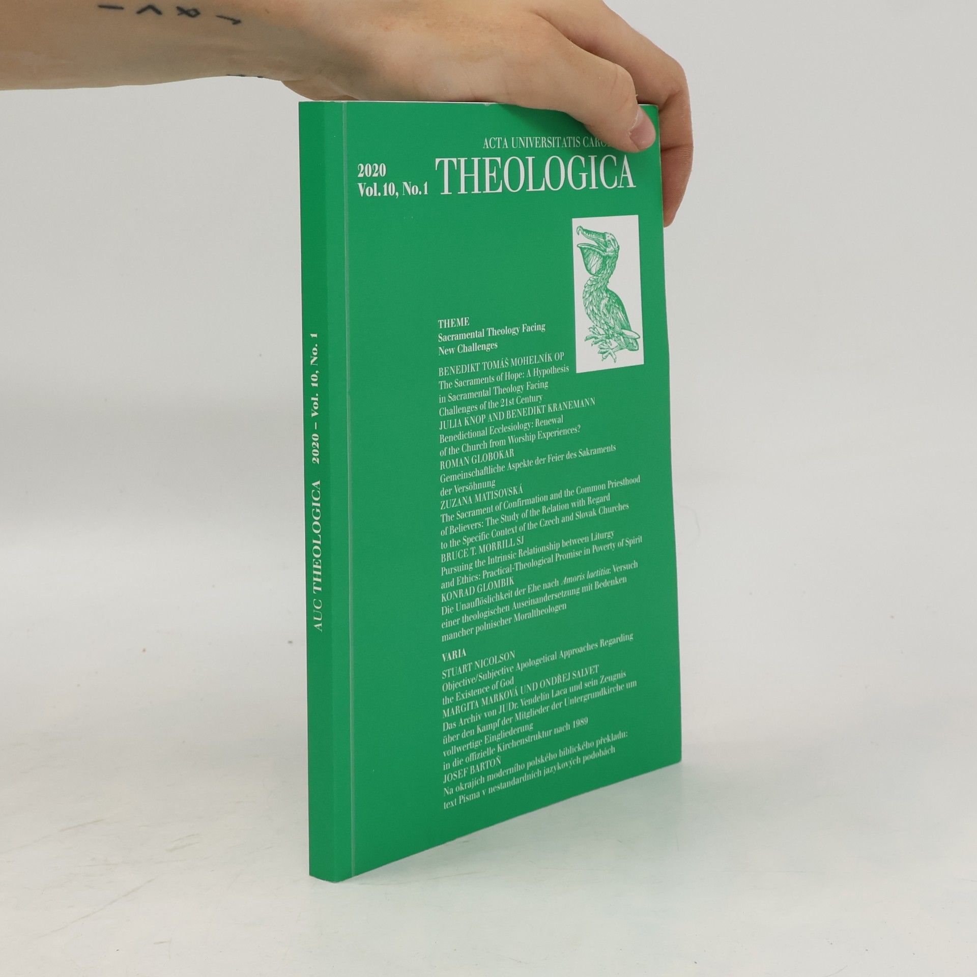Collectif d'auteurs Theologica. Vol. 10, No. 2/2020