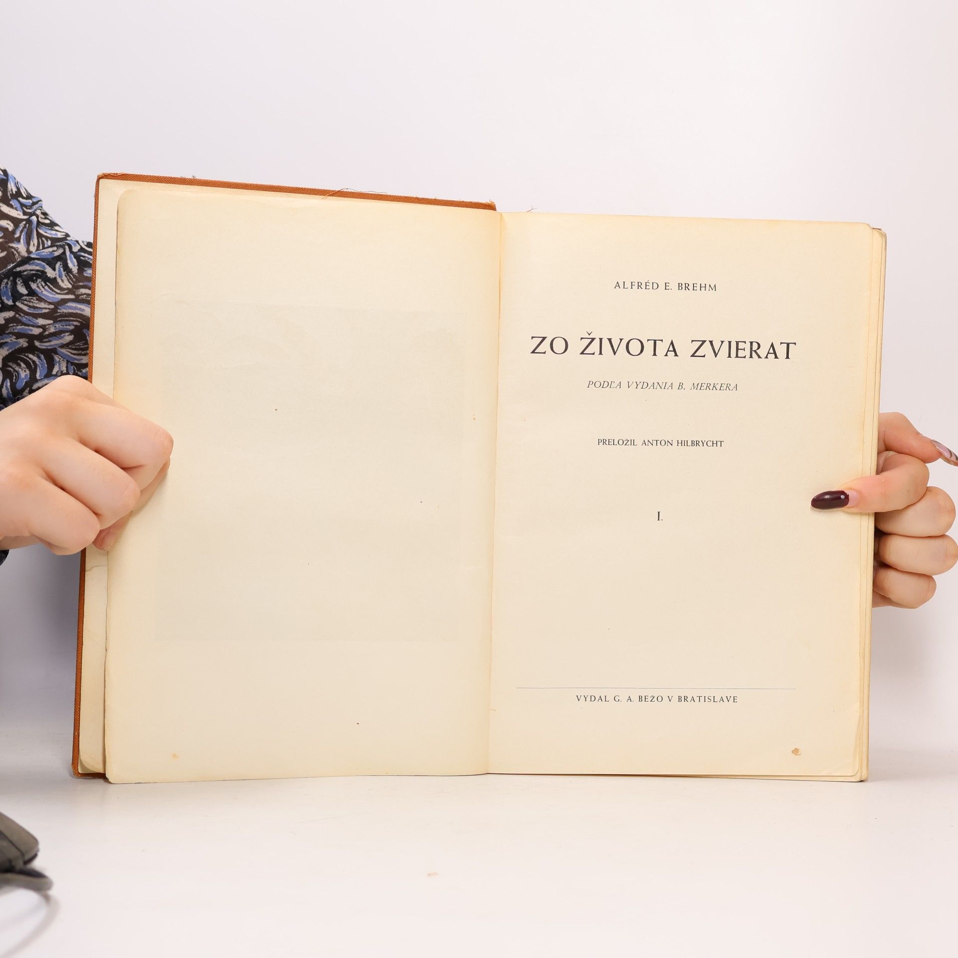 Alfred Edmund Brehm Zo života zvierat I.