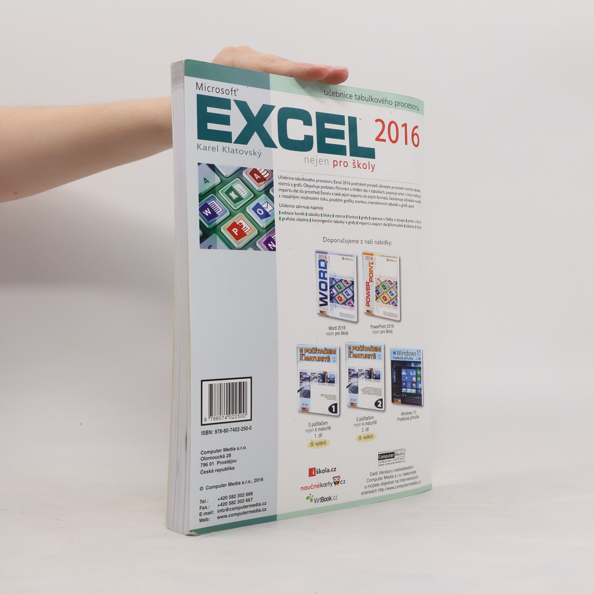 Karel Klatovský Microsoft Excel 2016 nejen pro školy