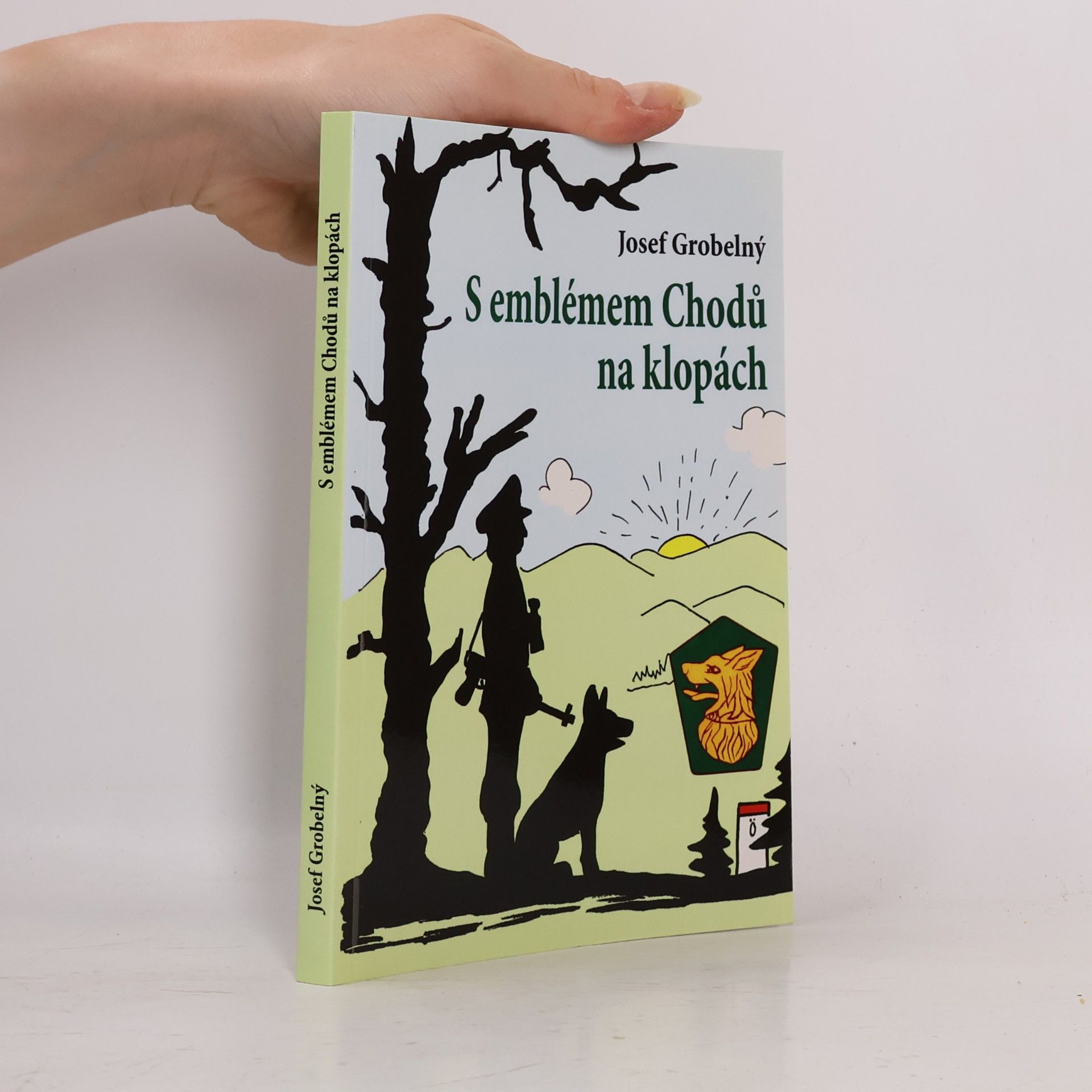 Josef Grobelný S emblémem Chodů na klopách