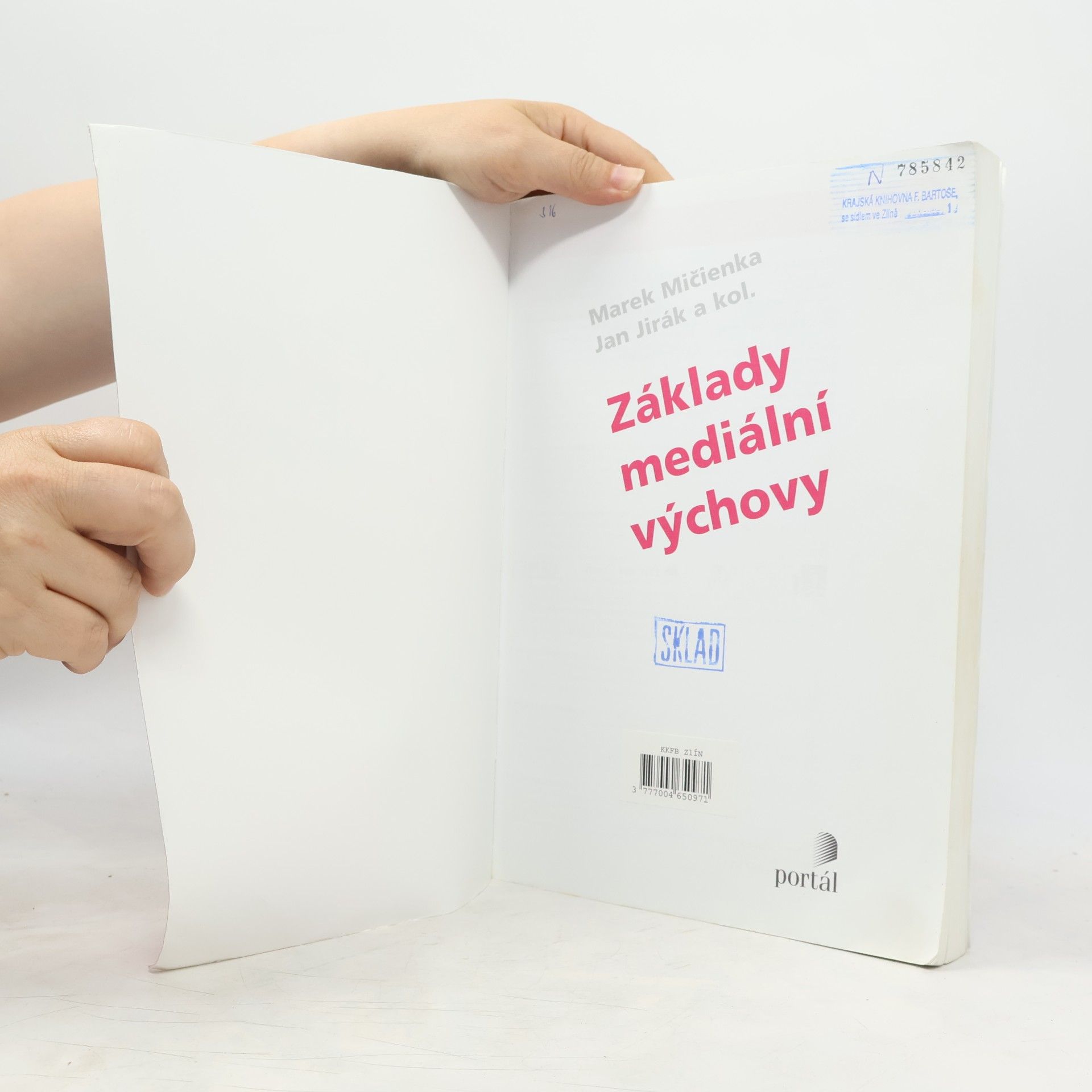 Jan Jirák Základy mediální výchovy