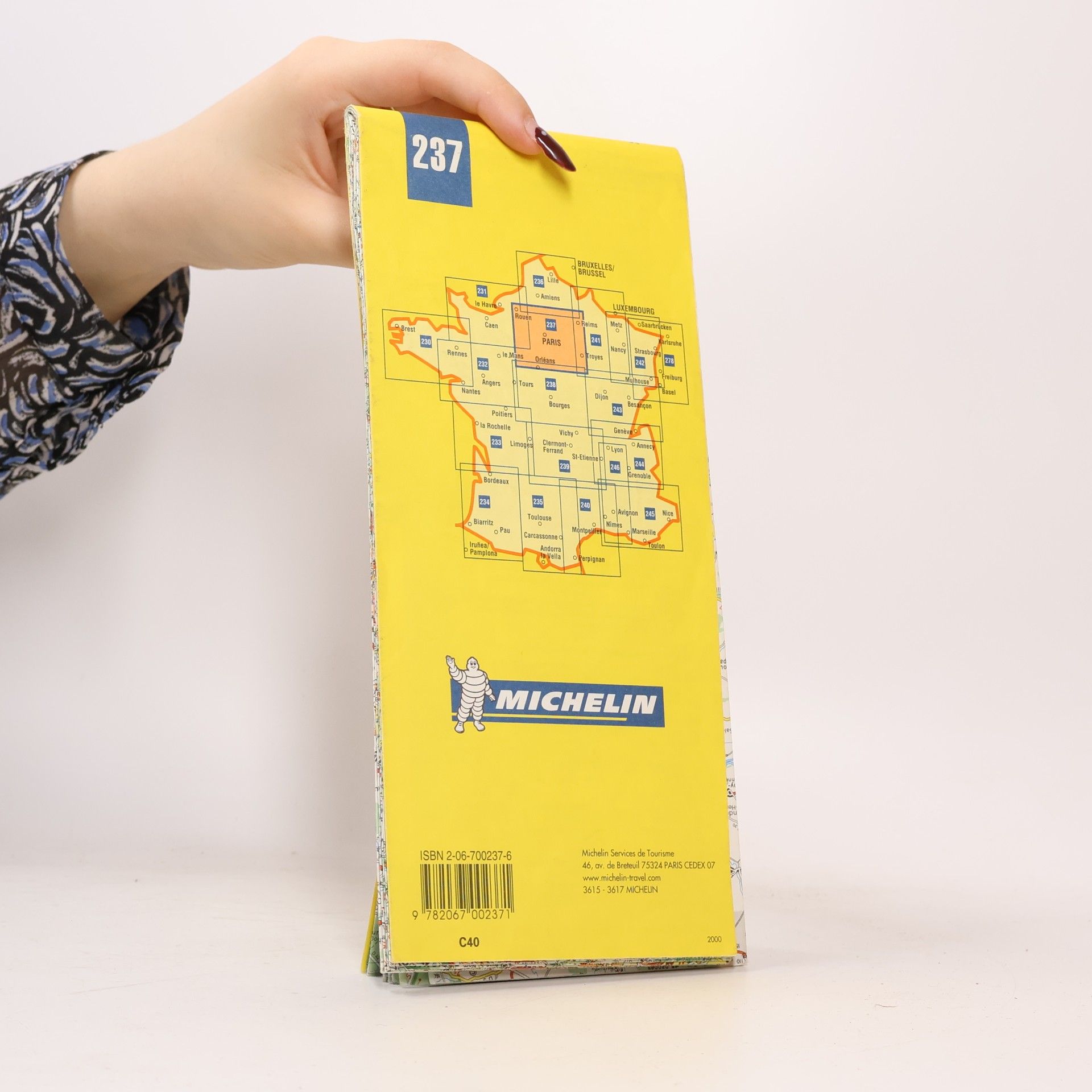 Michelin Michelin France Ile-de-France Map No. 237