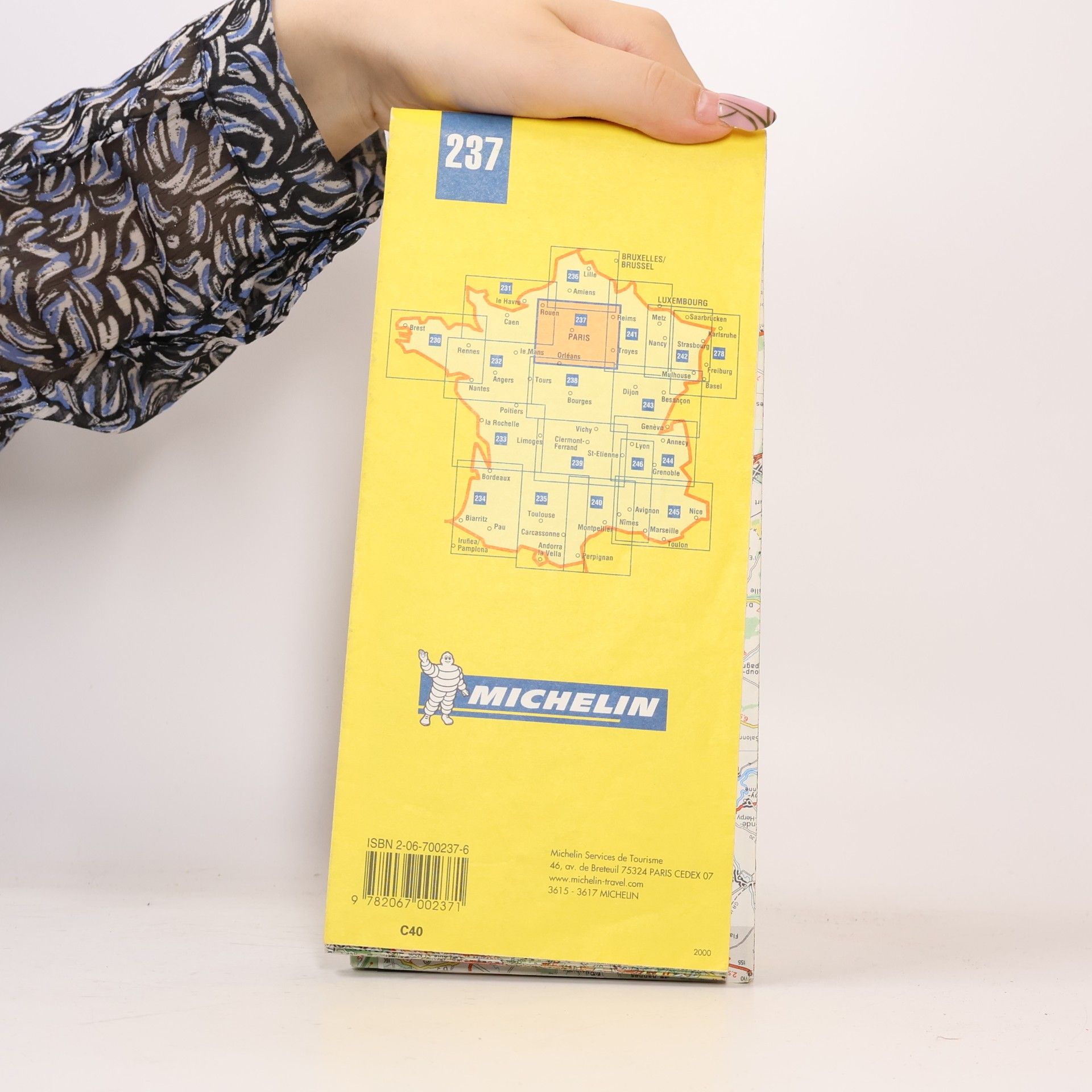 Michelin Michelin France Ile-de-France Map No. 237