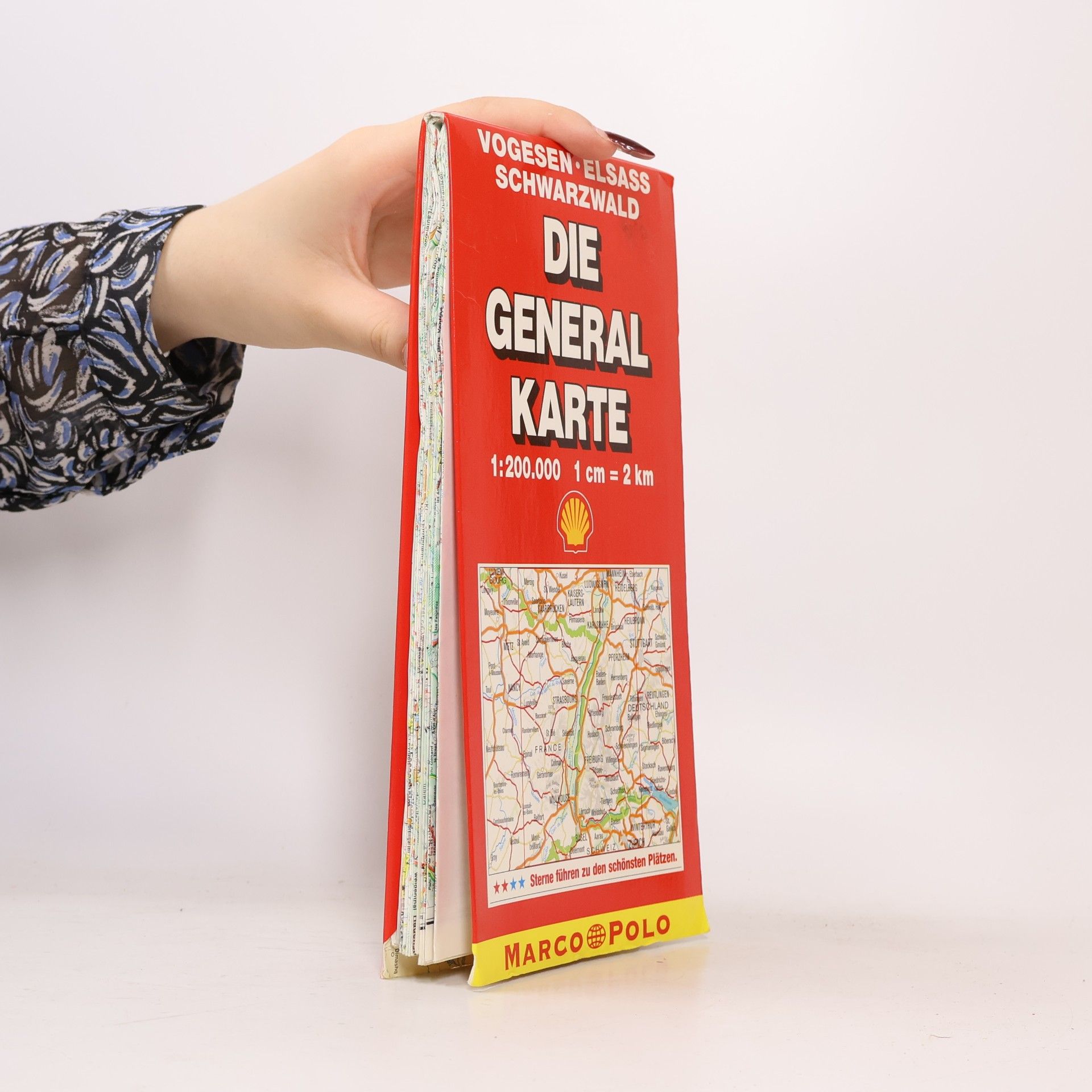 Marco Polo: Die Generalkarte Vogesen, Elsass, Schwarzwald 1 :200 000