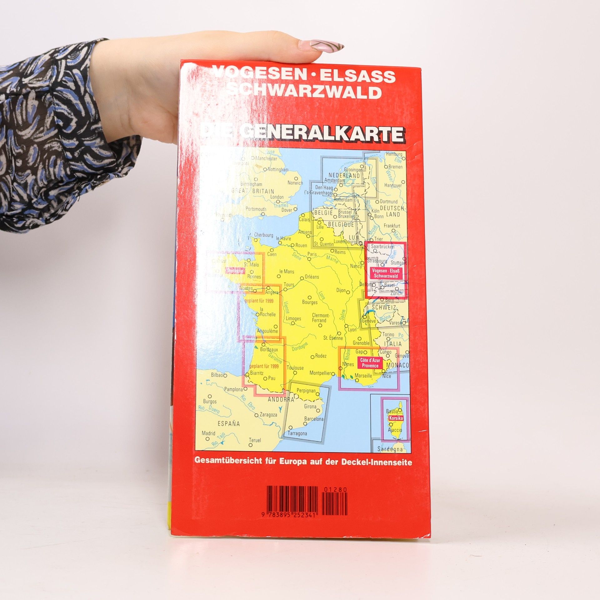 Mair Geographischer Verlag Marco Polo: Die Generalkarte Vogesen, Elsass, Schwarzwald 1 :200 000