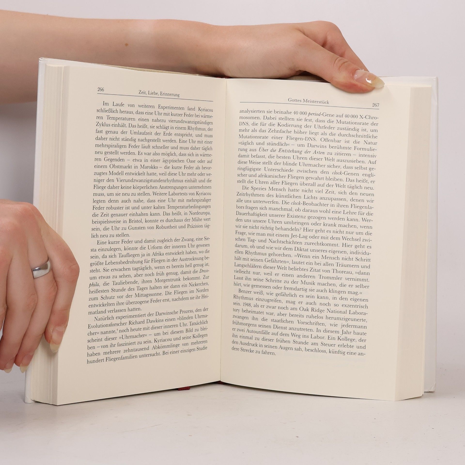 Jonathan Weiner Zeit, Liebe, Erinnerung