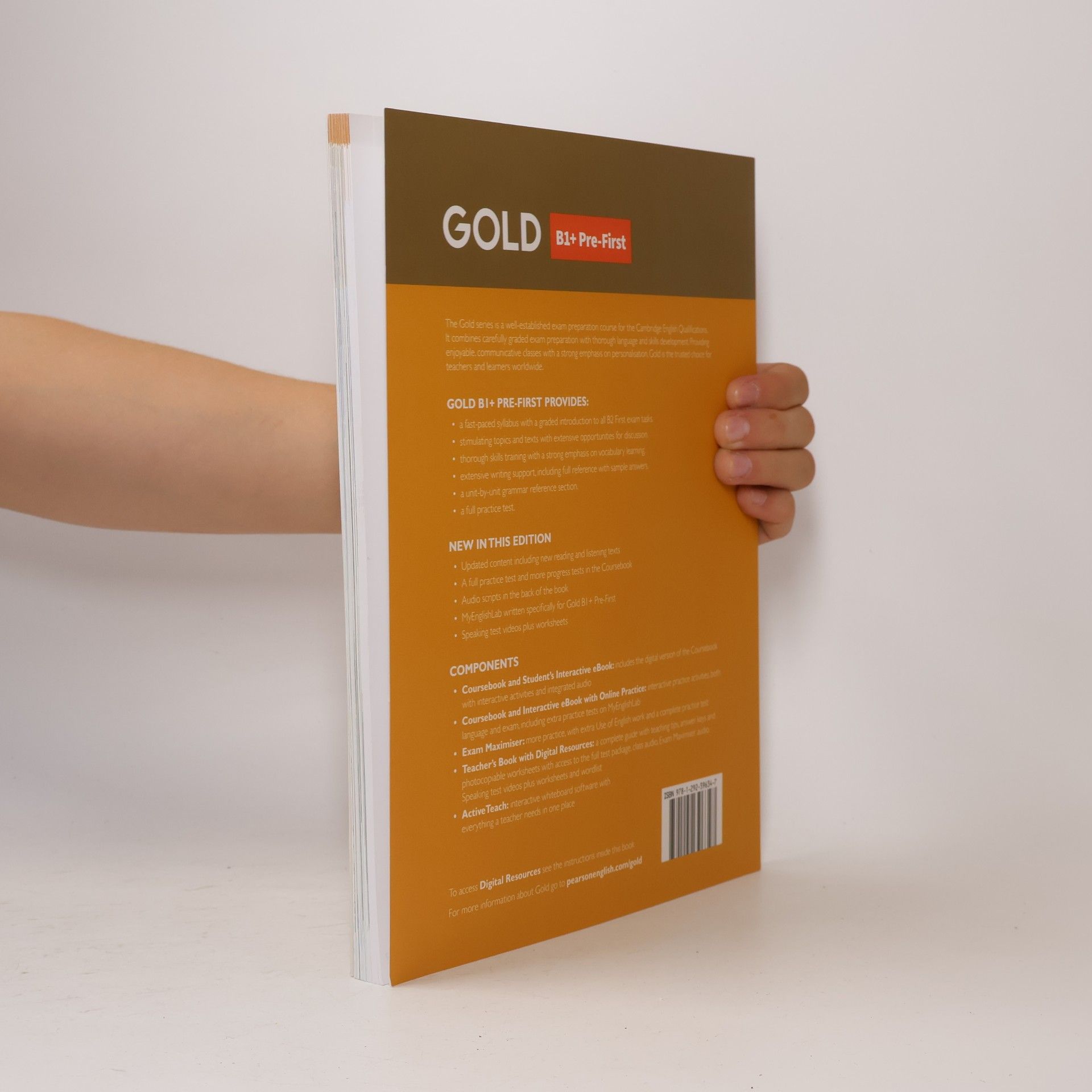 Jana Bellová Gold B1+ Pre-First Course Book With Interactive eBook, Digital Resources And App, 6ed