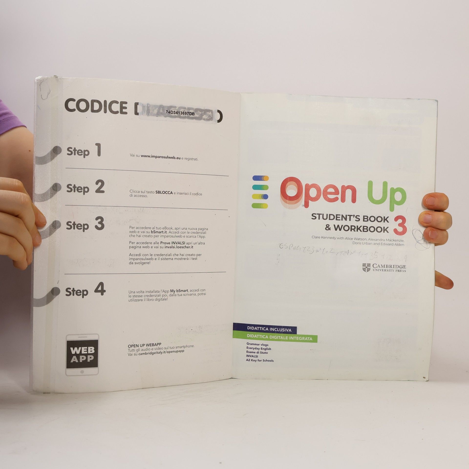 Clare Kennedy Open Up Level 3. Student's Book and Workbook