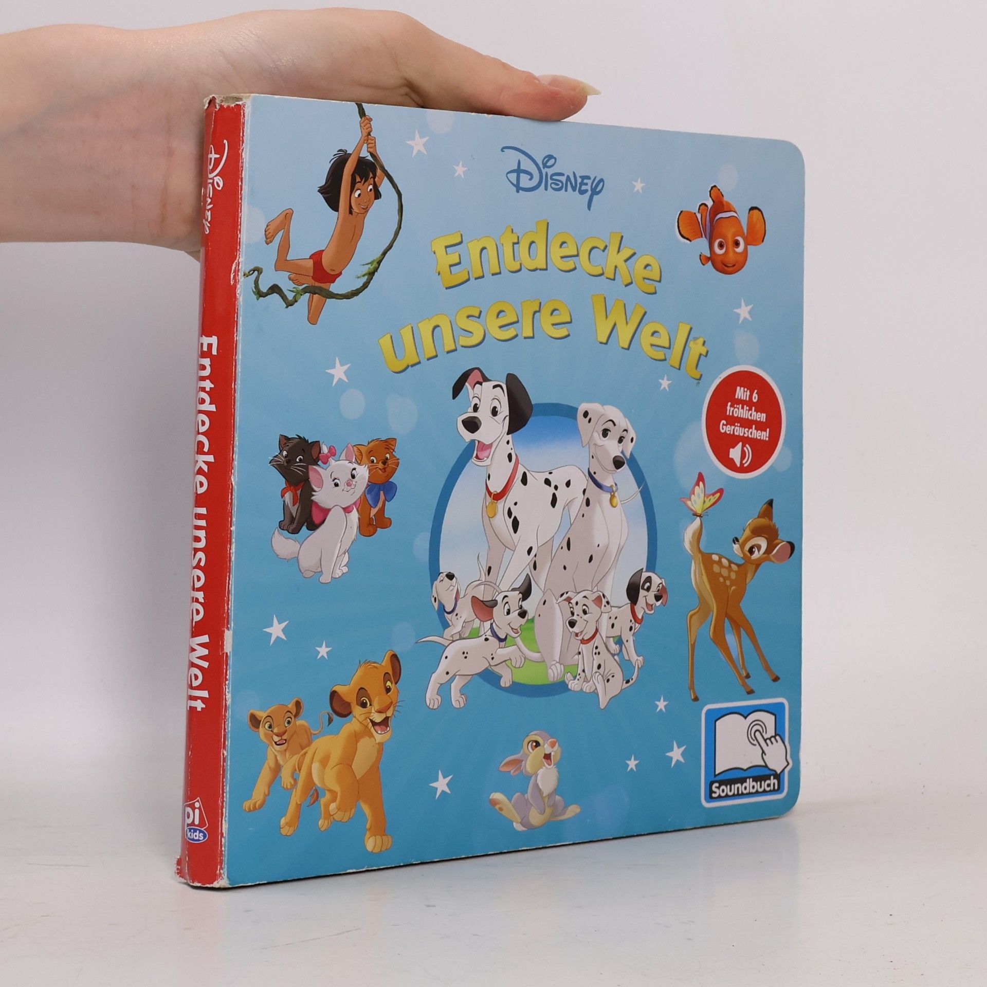 Autorenkollektiv Disney - Entdecke unsere Welt - Pappbilderbuch mit 6 integrierten Sounds - Soundbuch für Kinder ab 18 Monaten