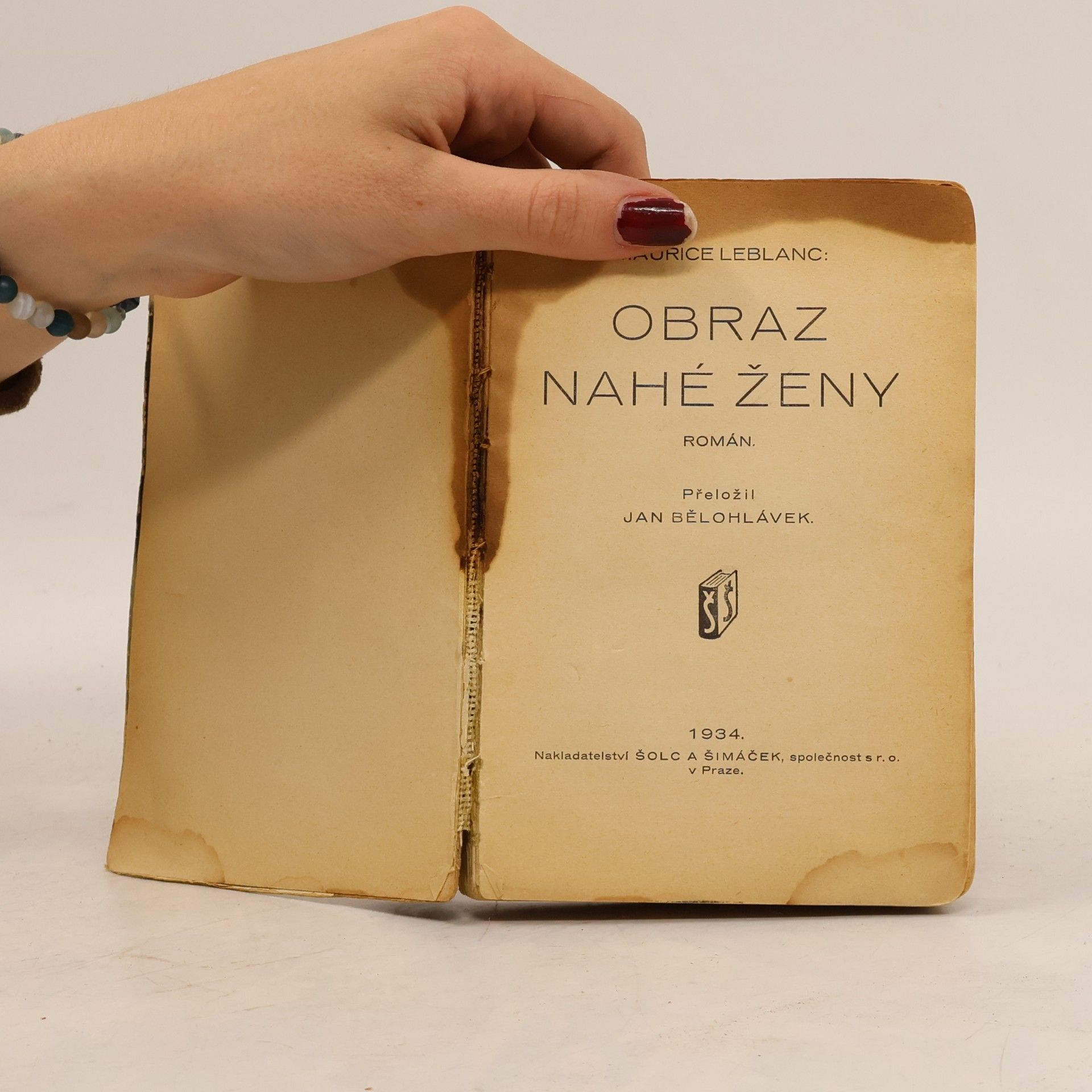 Maurice Leblanc Obraz nahé ženy