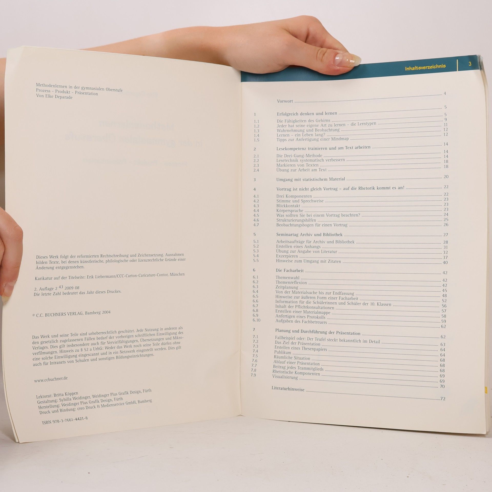 Elke Deparade Methodentrainer / Methodenlernen in der gymnasialen Oberstufe