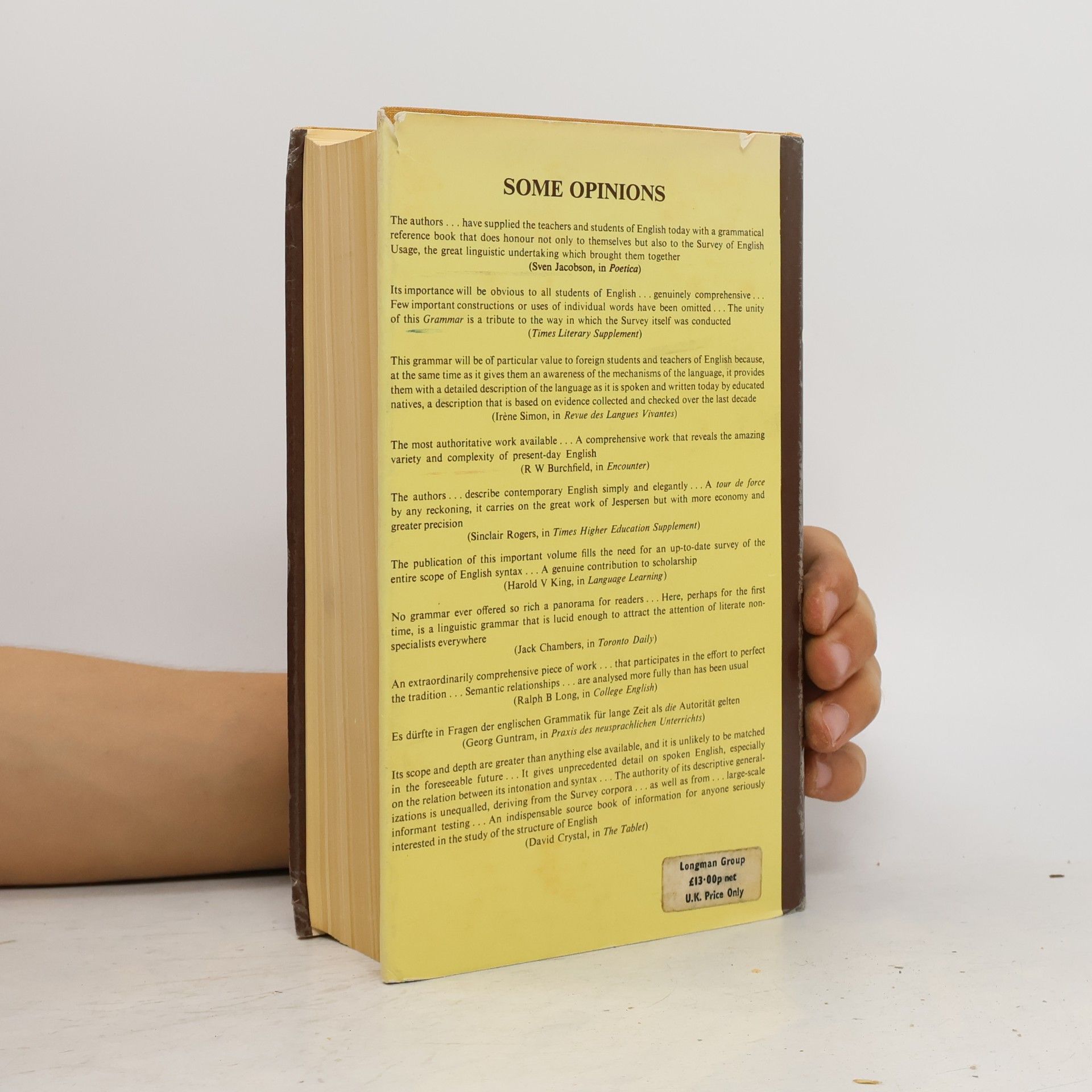 Randolph Quirk A grammar of contemporary english