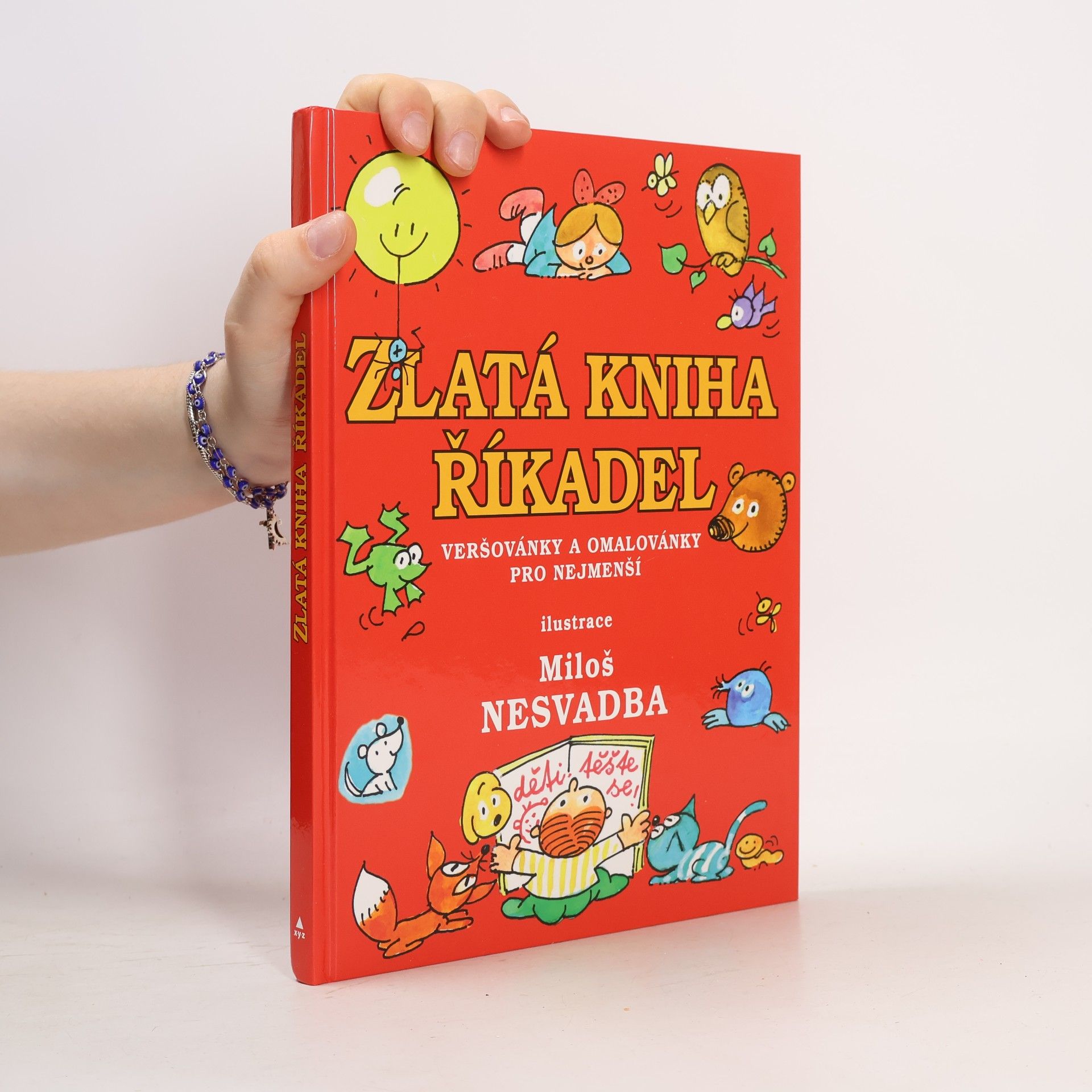 Miloš Nesvadba Zlatá kniha říkadel: Veršovánky a omalovánky pro nejmenší