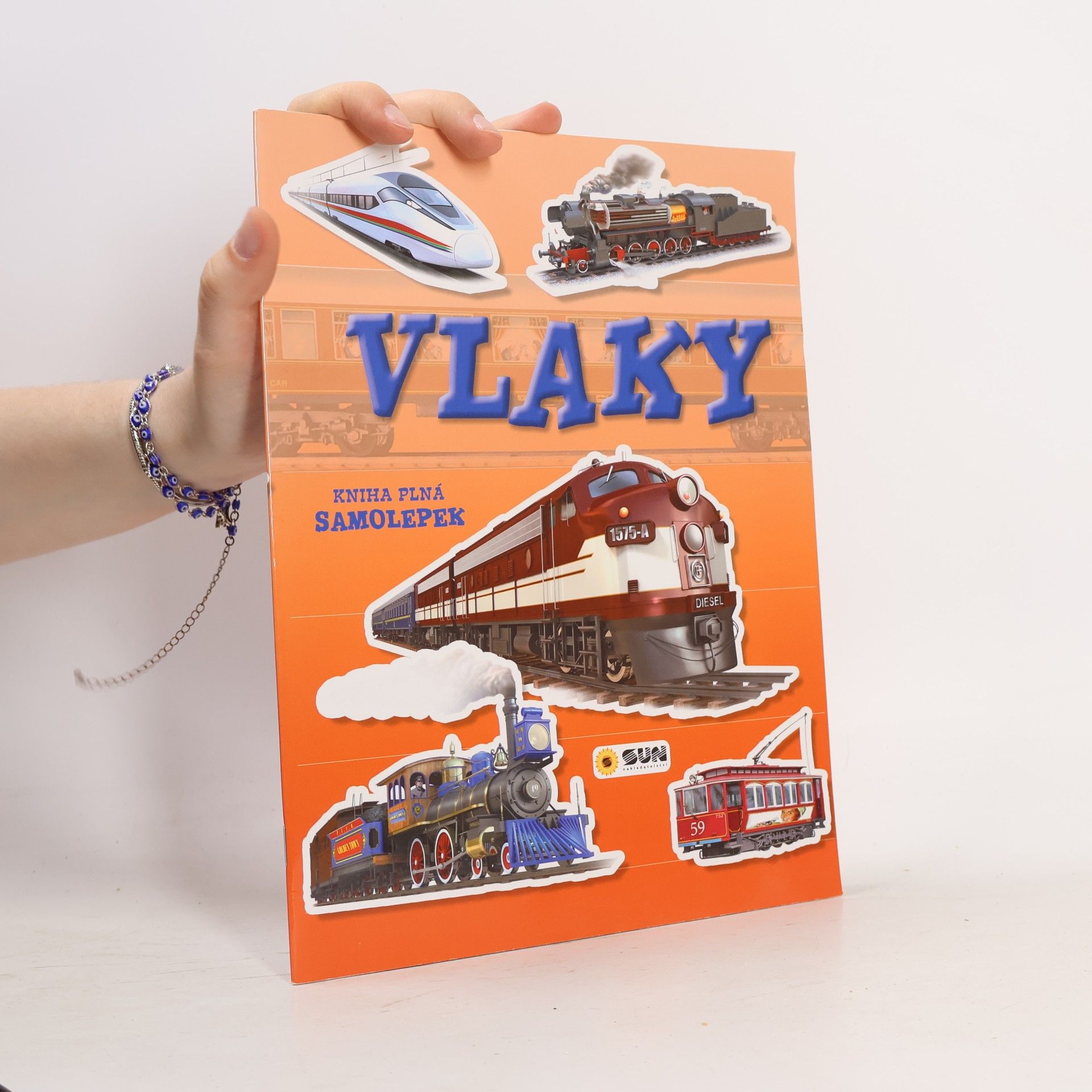 Vlaky - Kniha plná samolepek