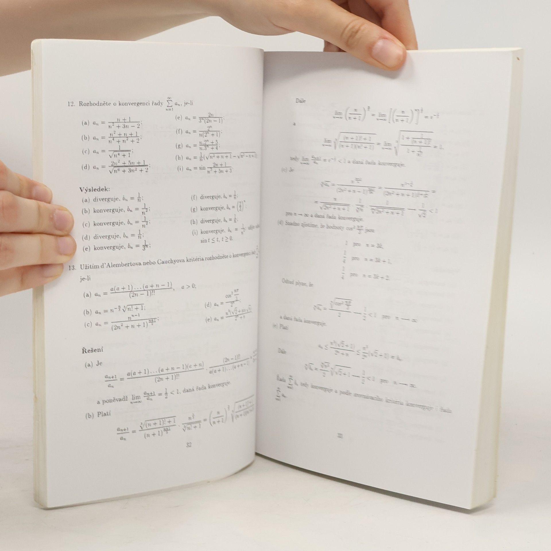 Jiří Čížek Sbírka příkladů z matematické analýzy I.