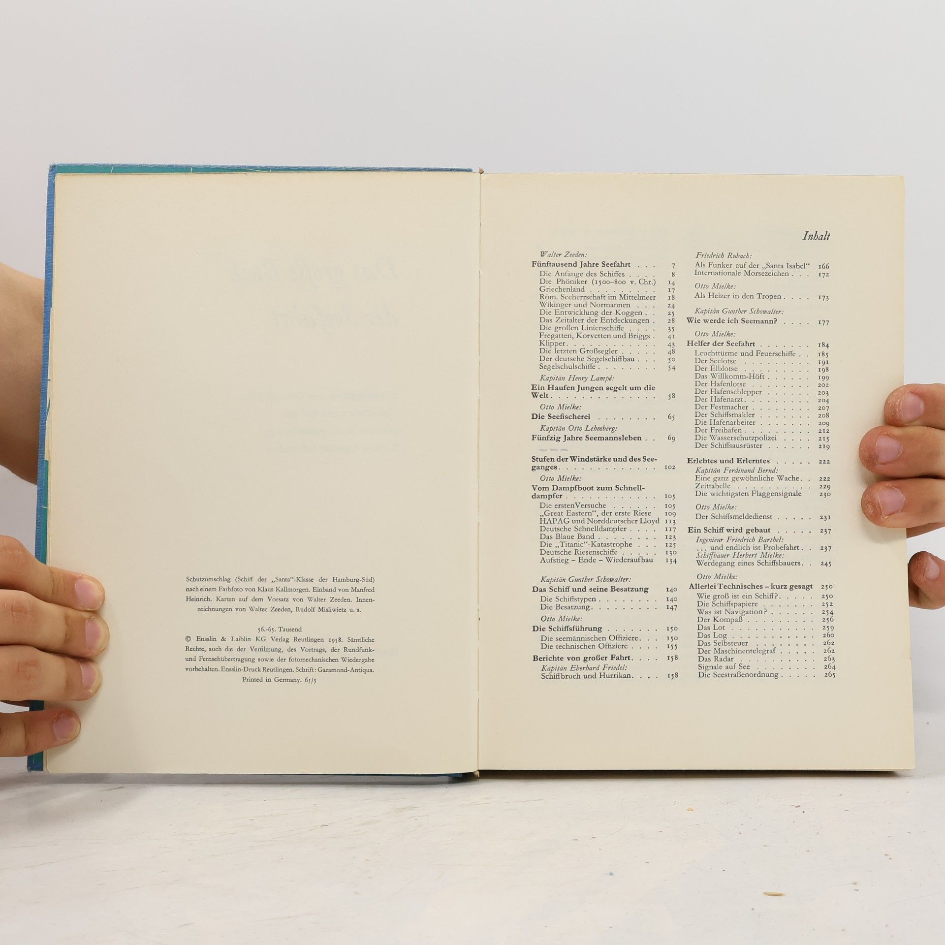 Otto Mielke Das große Buch der Seefahr